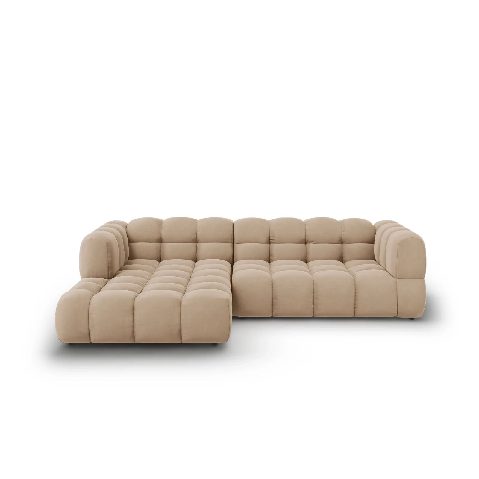 Sky 4-Sitzer Ecksofa, Linke Seite, aus Samt, 272x162x70 cm - Image 11
