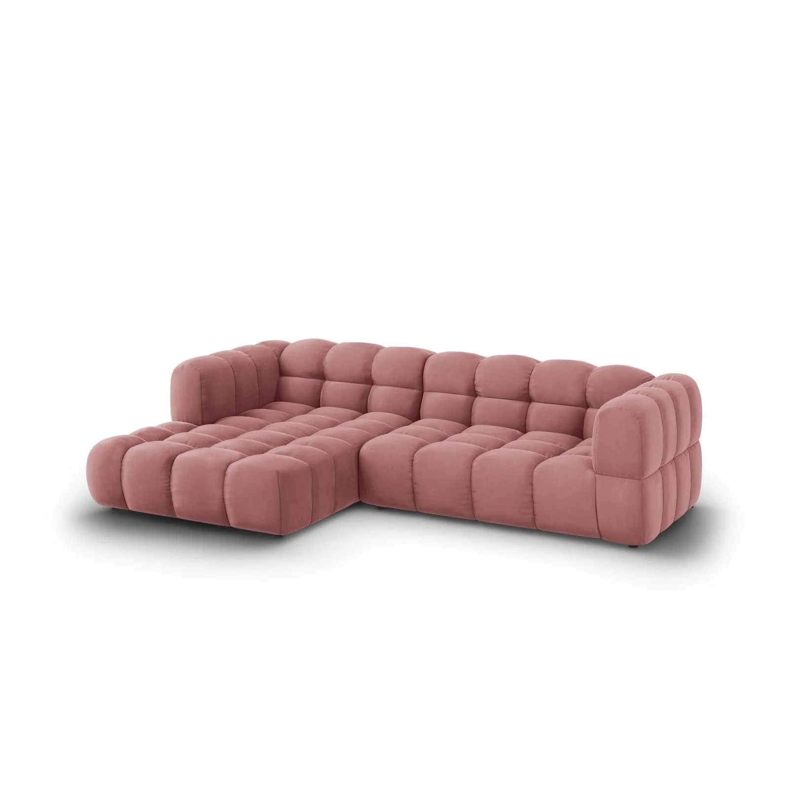 Sky 4-Sitzer Ecksofa, Linke Seite, aus Samt, 272x162x70 cm - Image 18