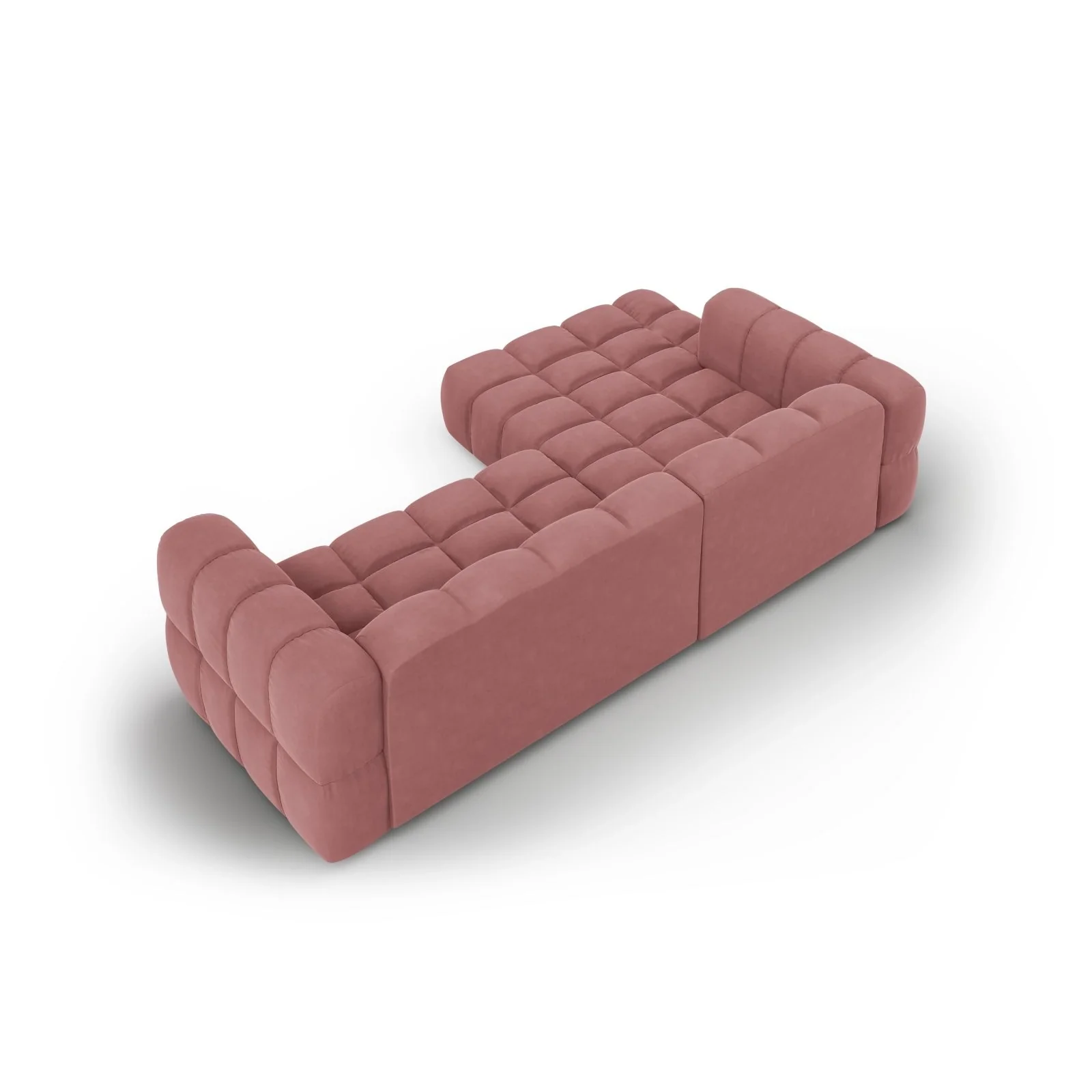 Sky 4-Sitzer Ecksofa, Linke Seite, aus Samt, 272x162x70 cm - Image 19