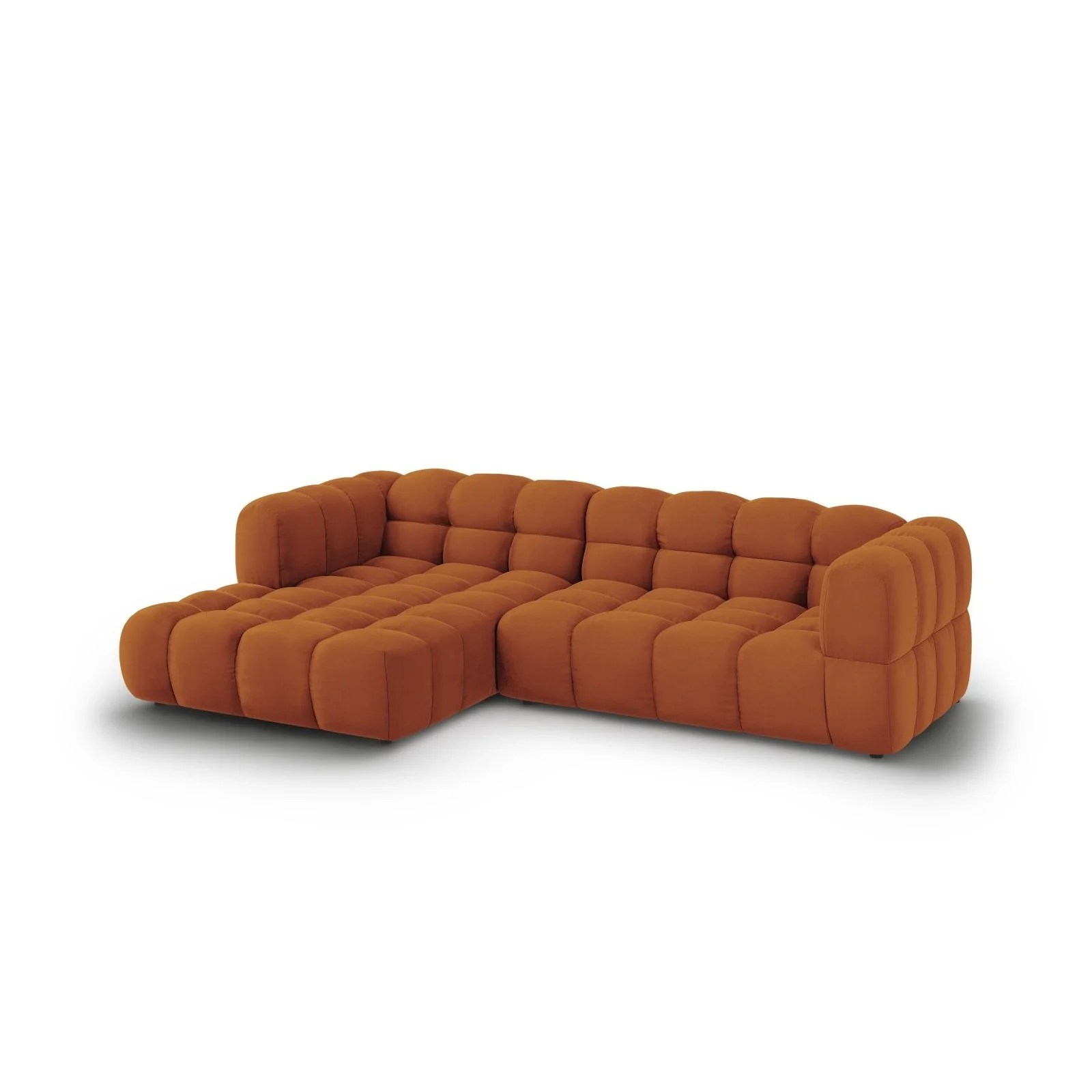 Sky 4-Sitzer Ecksofa, Linke Seite, aus Samt, 272x162x70 cm - Image 23