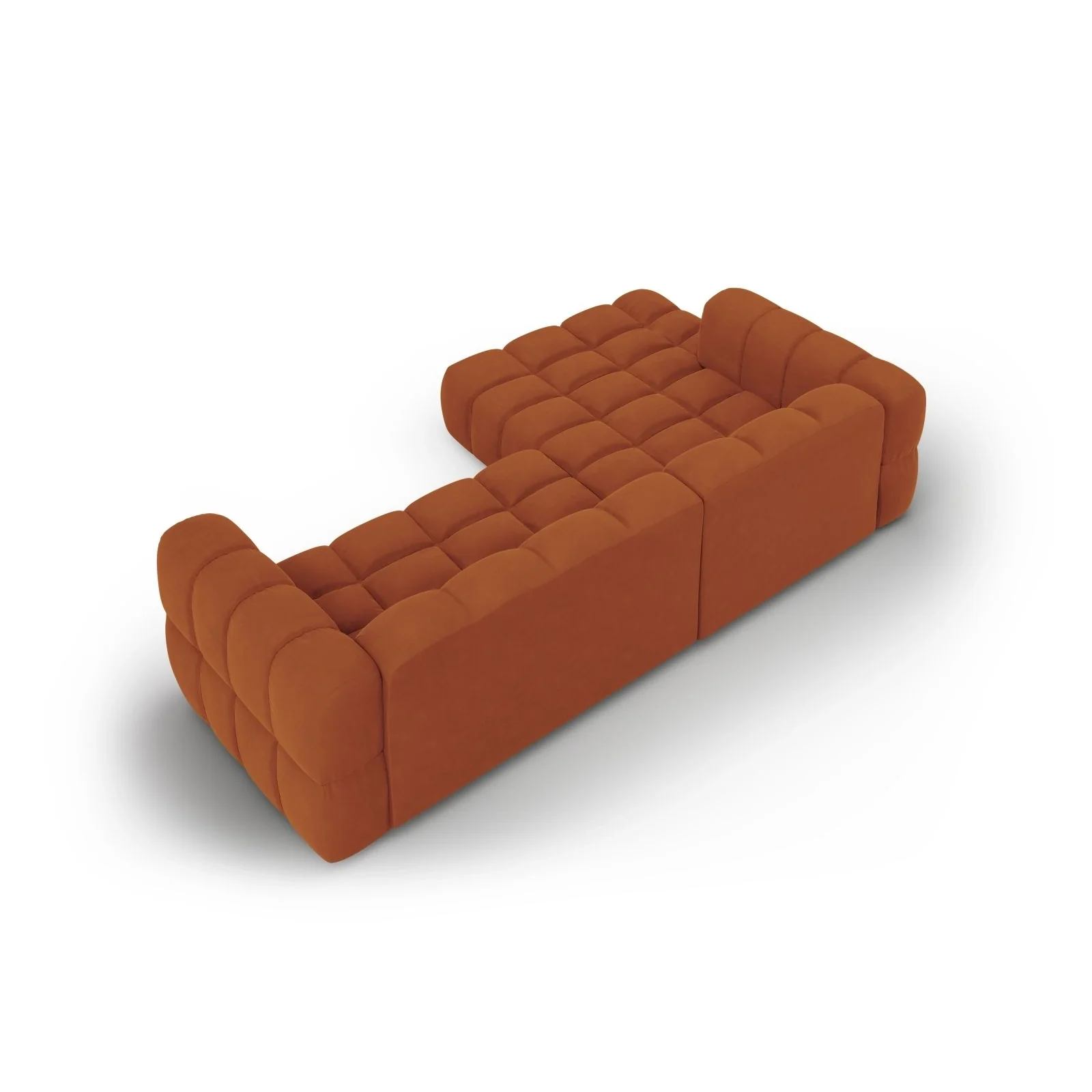 Sky 4-Sitzer Ecksofa, Linke Seite, aus Samt, 272x162x70 cm - Image 24