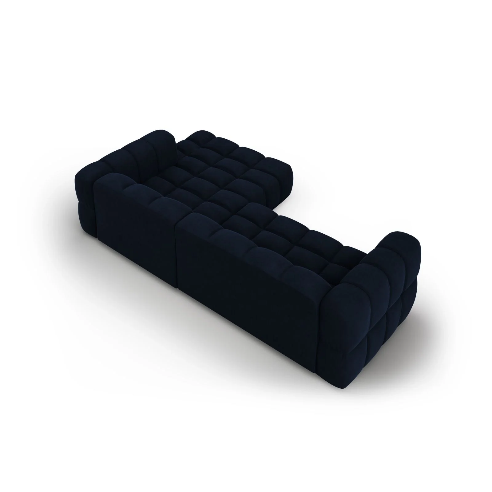 Sky 4-Sitzer Ecksofa, Rechte Seite, aus Samt, 272x162x70 cm - Image 34