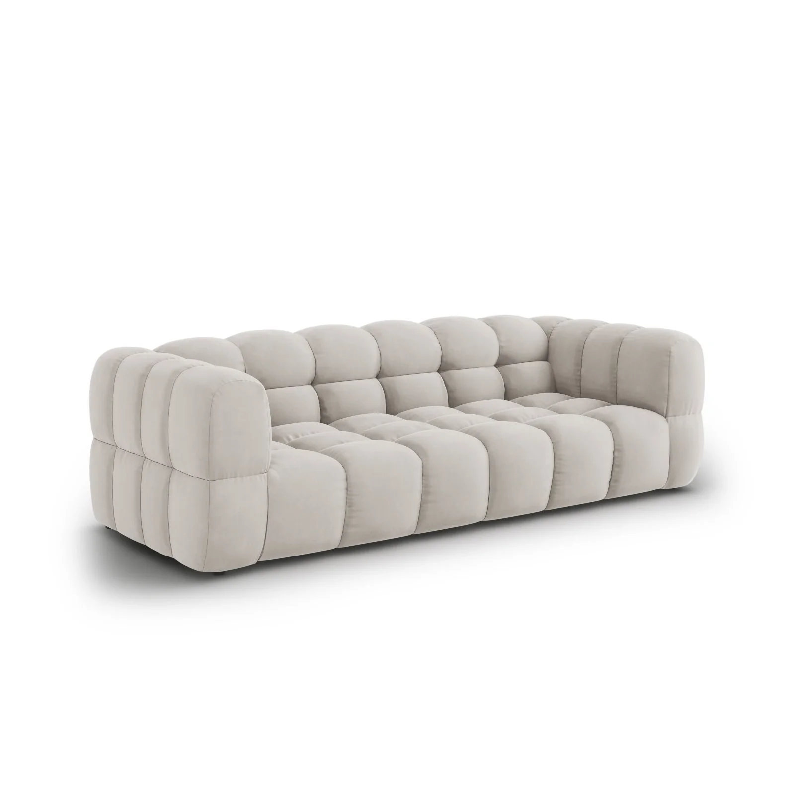 Sky 4-Sitzer Sofa aus Samt, 244x102x70 cm - Image 8