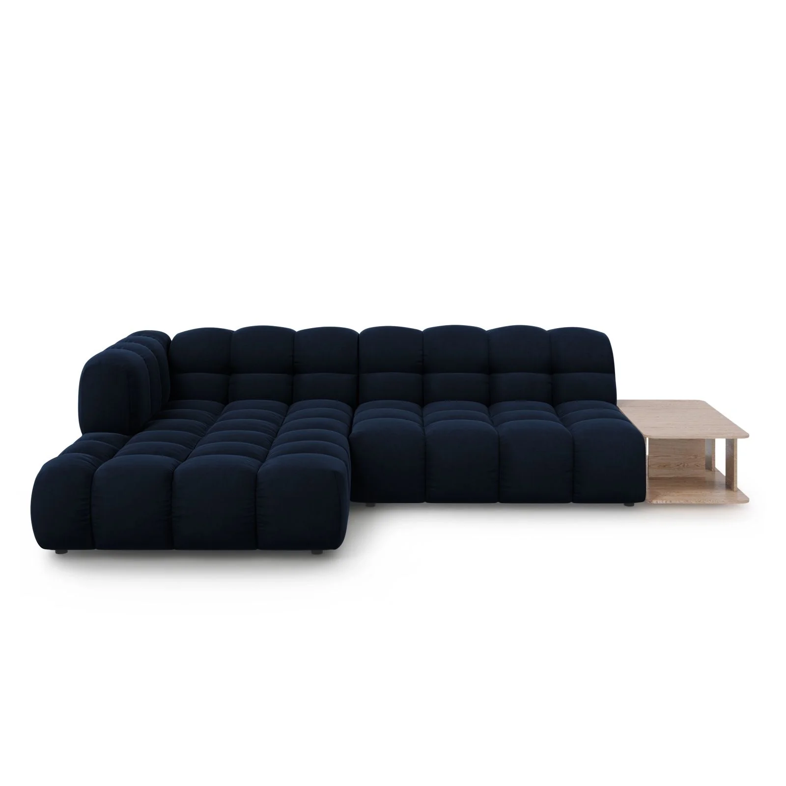 Sky Modulares 4-Sitzer Ecksofa, Linke Seite, aus Samt, 297x162 cm - Image 37