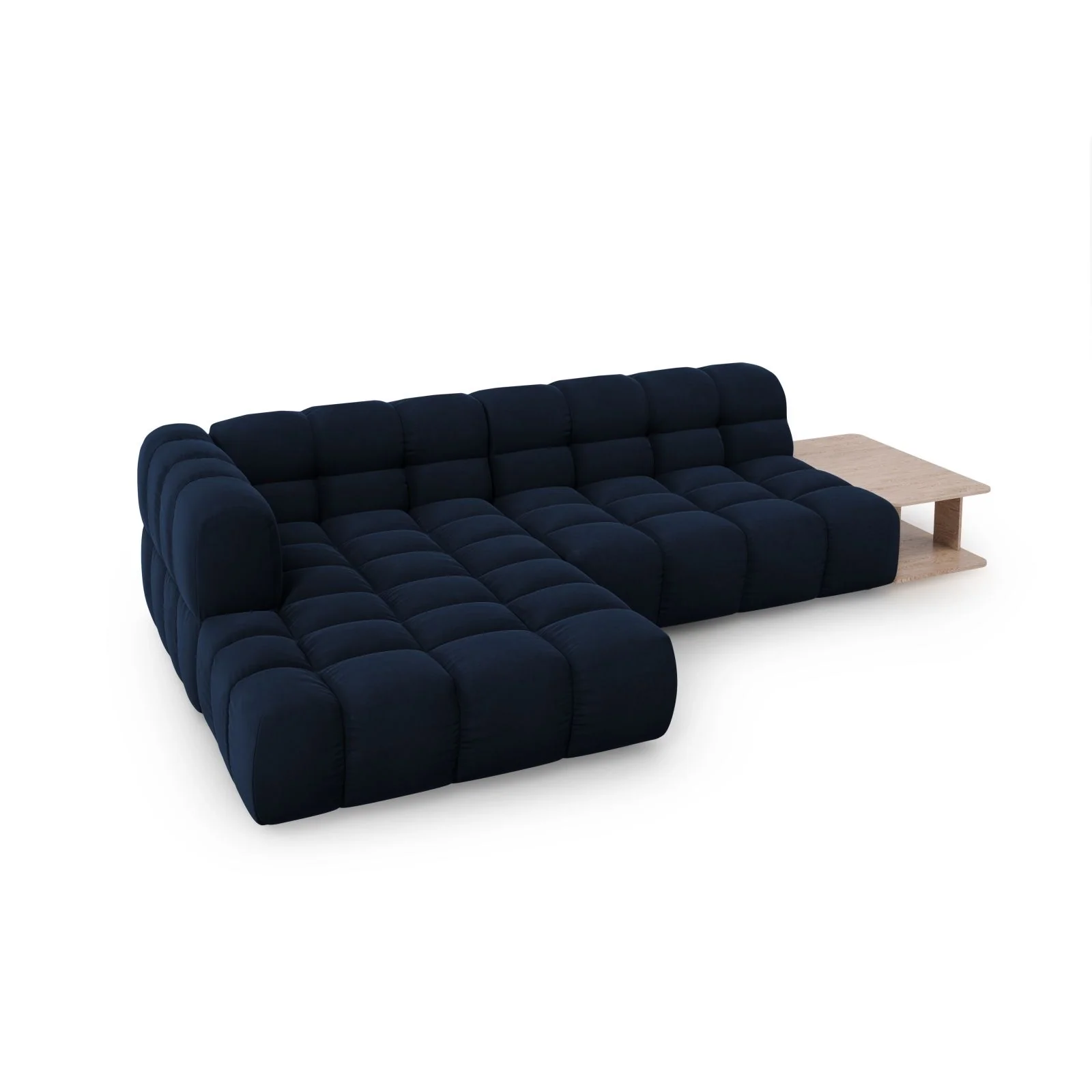 Sky Modulares 4-Sitzer Ecksofa, Linke Seite, aus Samt, 297x162 cm - Image 40