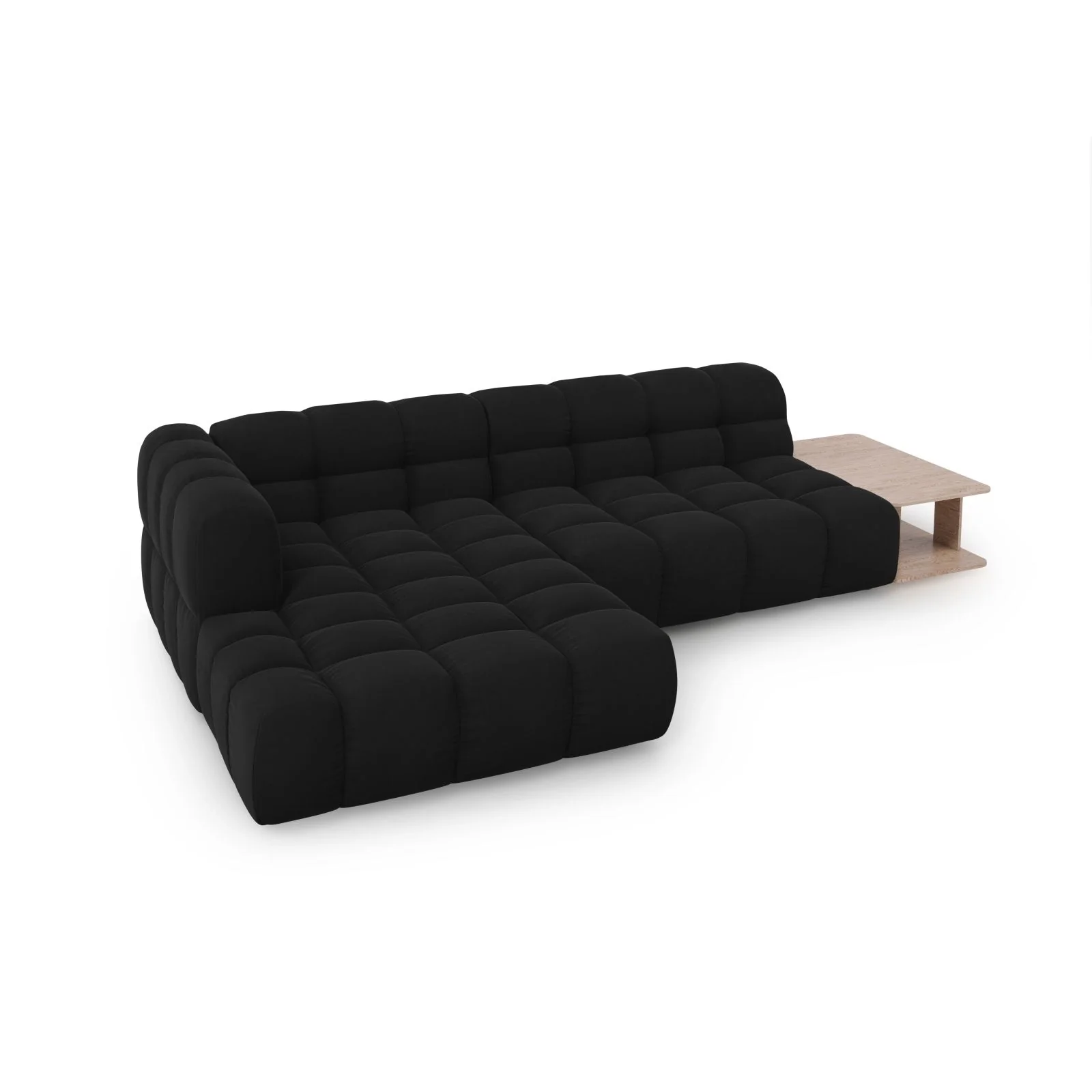 Sky Modulares 4-Sitzer Ecksofa, Linke Seite, aus Samt, 297x162 cm - Image 46