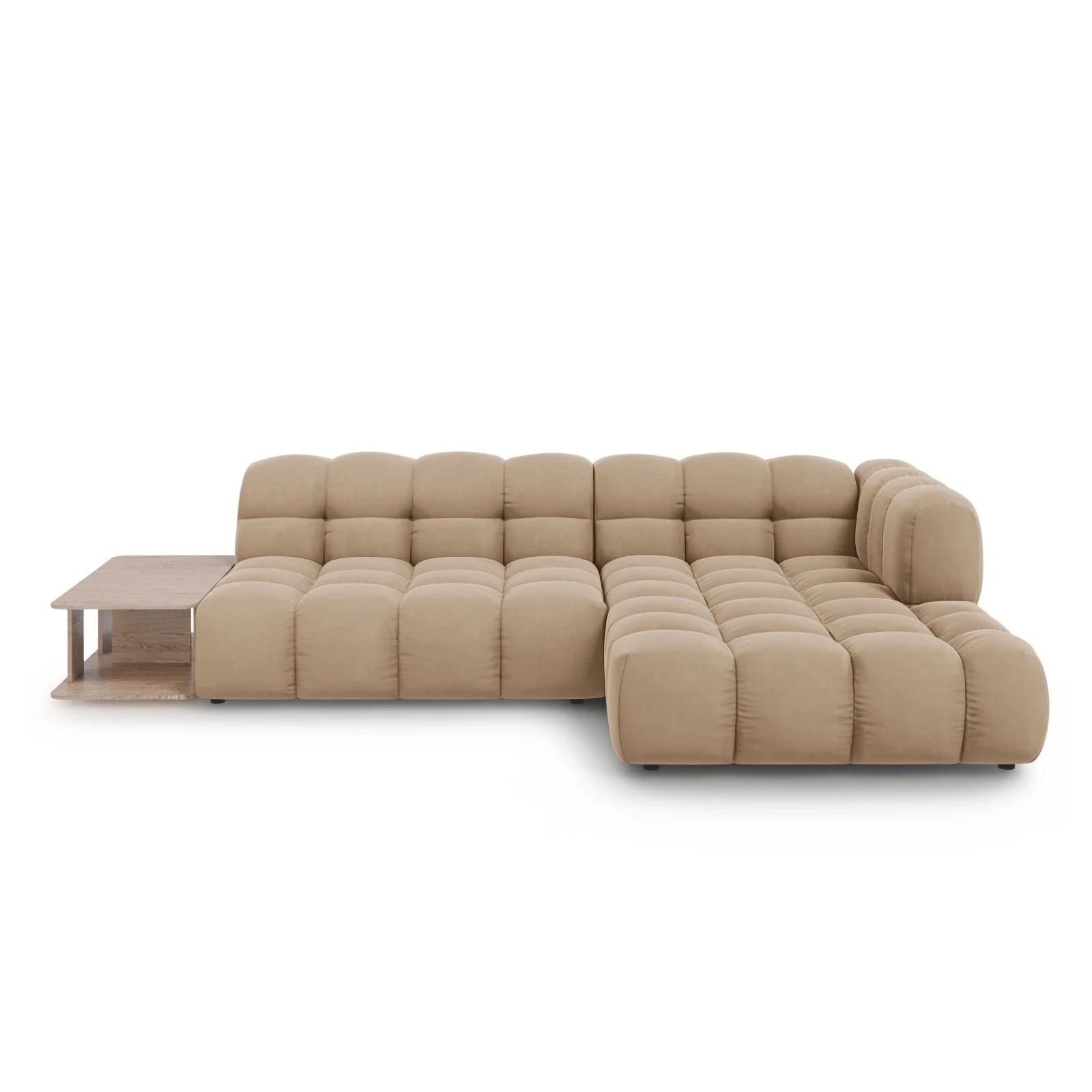 Sky Modulares 4-Sitzer Ecksofa, Rechte Seite, aus Samt, 297x162 cm - Image 13