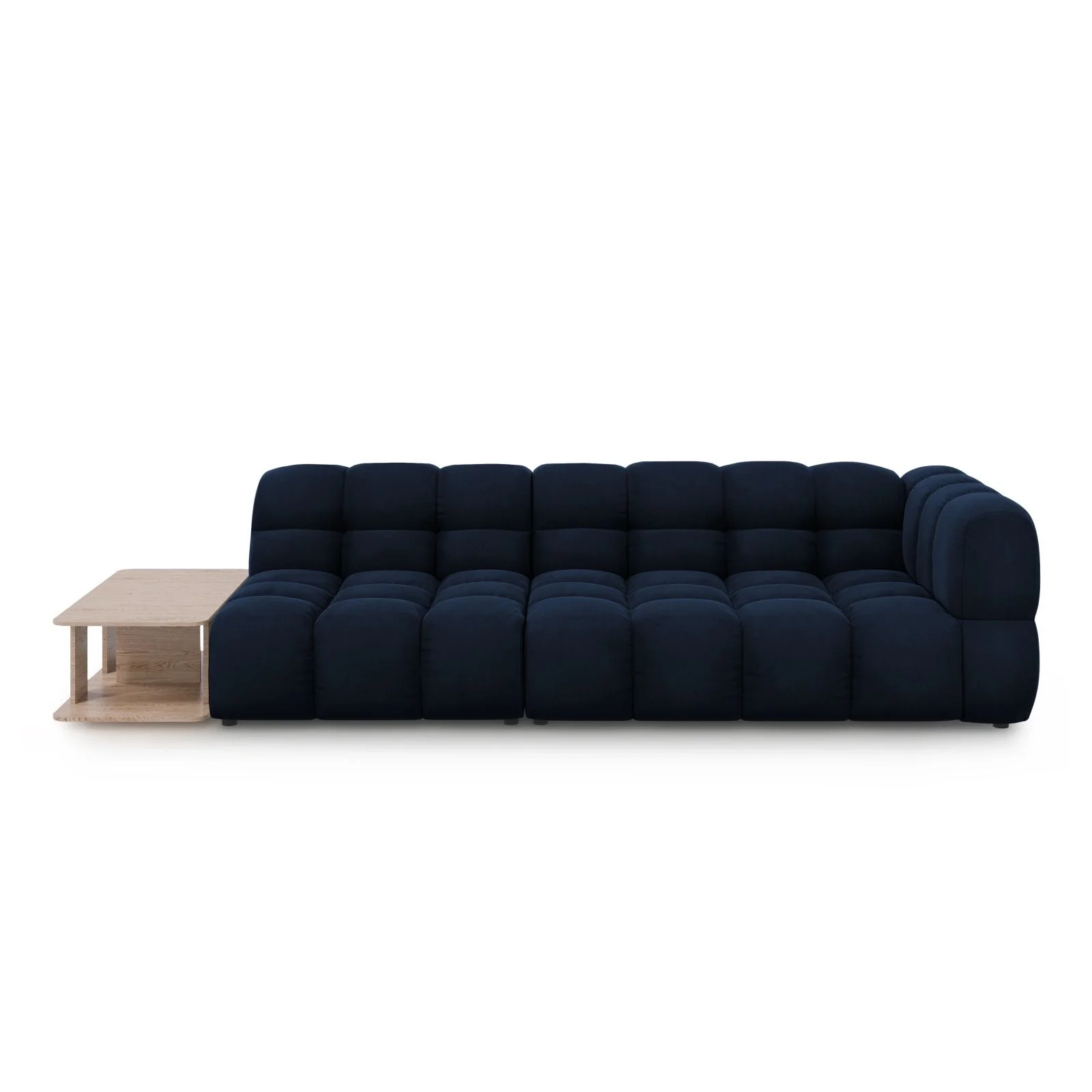 Sky Modulares 4-Sitzer Sofa, Linke Seite, aus Samt, 297x102 cm - Image 37