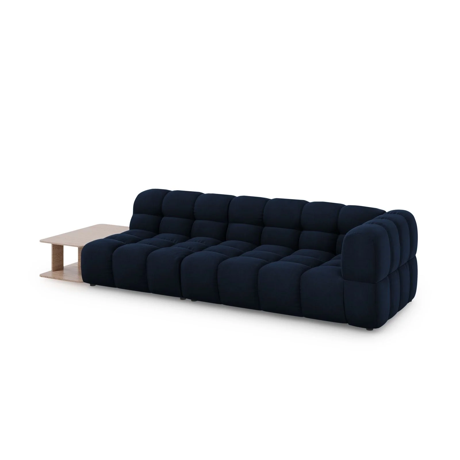 Sky Modulares 4-Sitzer Sofa, Linke Seite, aus Samt, 297x102 cm - Image 39