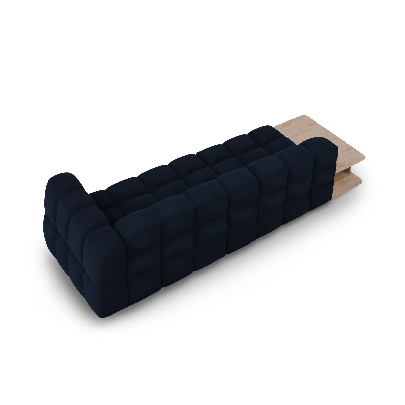 Sky Modulares 4-Sitzer Sofa, Linke Seite, aus Samt, 297x102 cm - Image 41