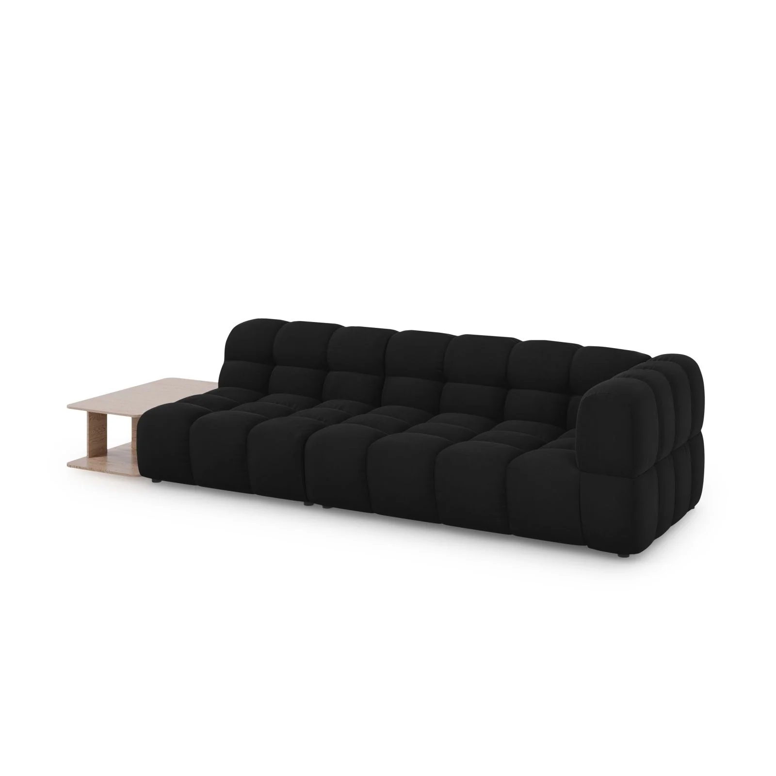 Sky Modulares 4-Sitzer Sofa, Linke Seite, aus Samt, 297x102 cm - Image 45
