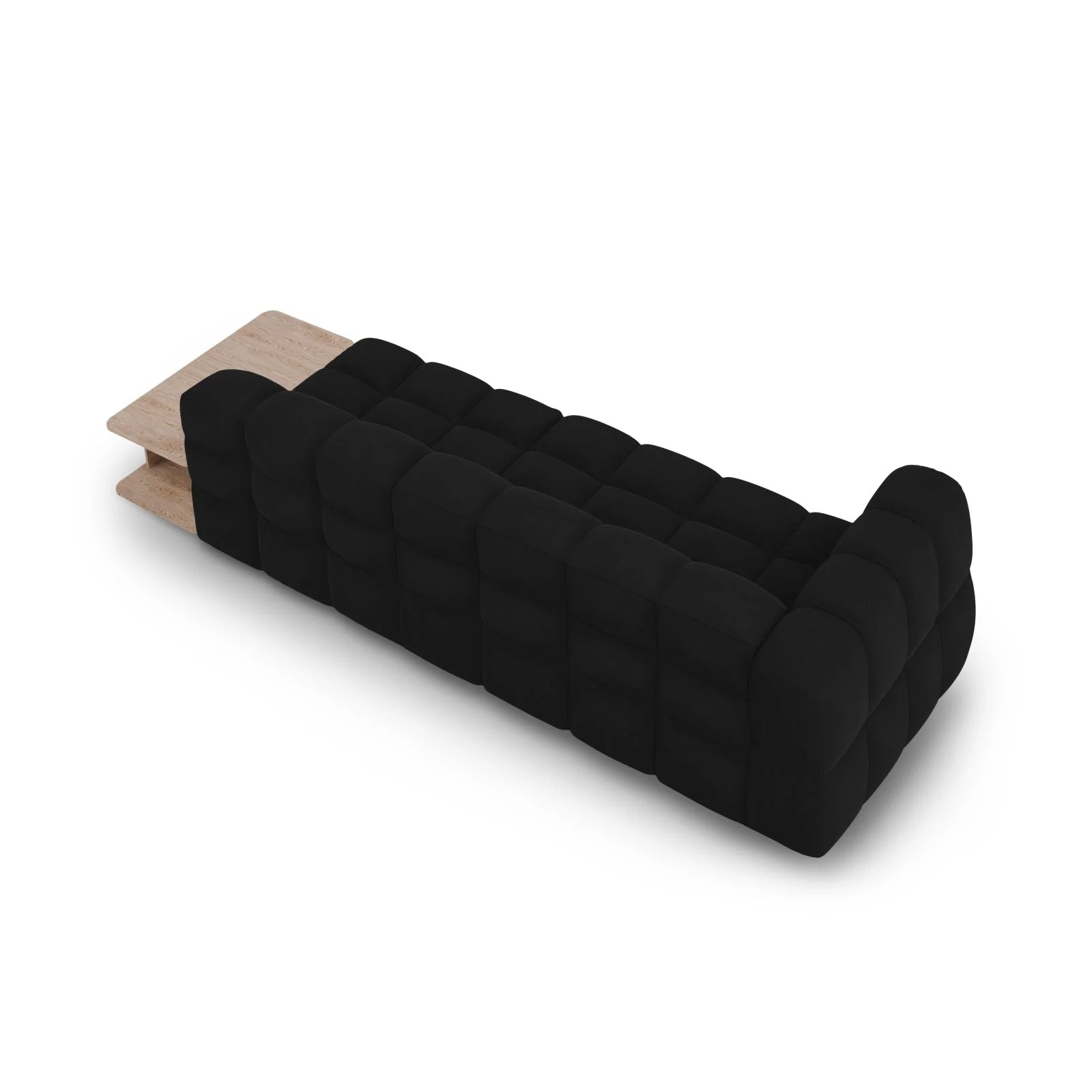 Sky Modulares 4-Sitzer Sofa, Rechte Seite, aus Samt, 297x102 cm - Image 47