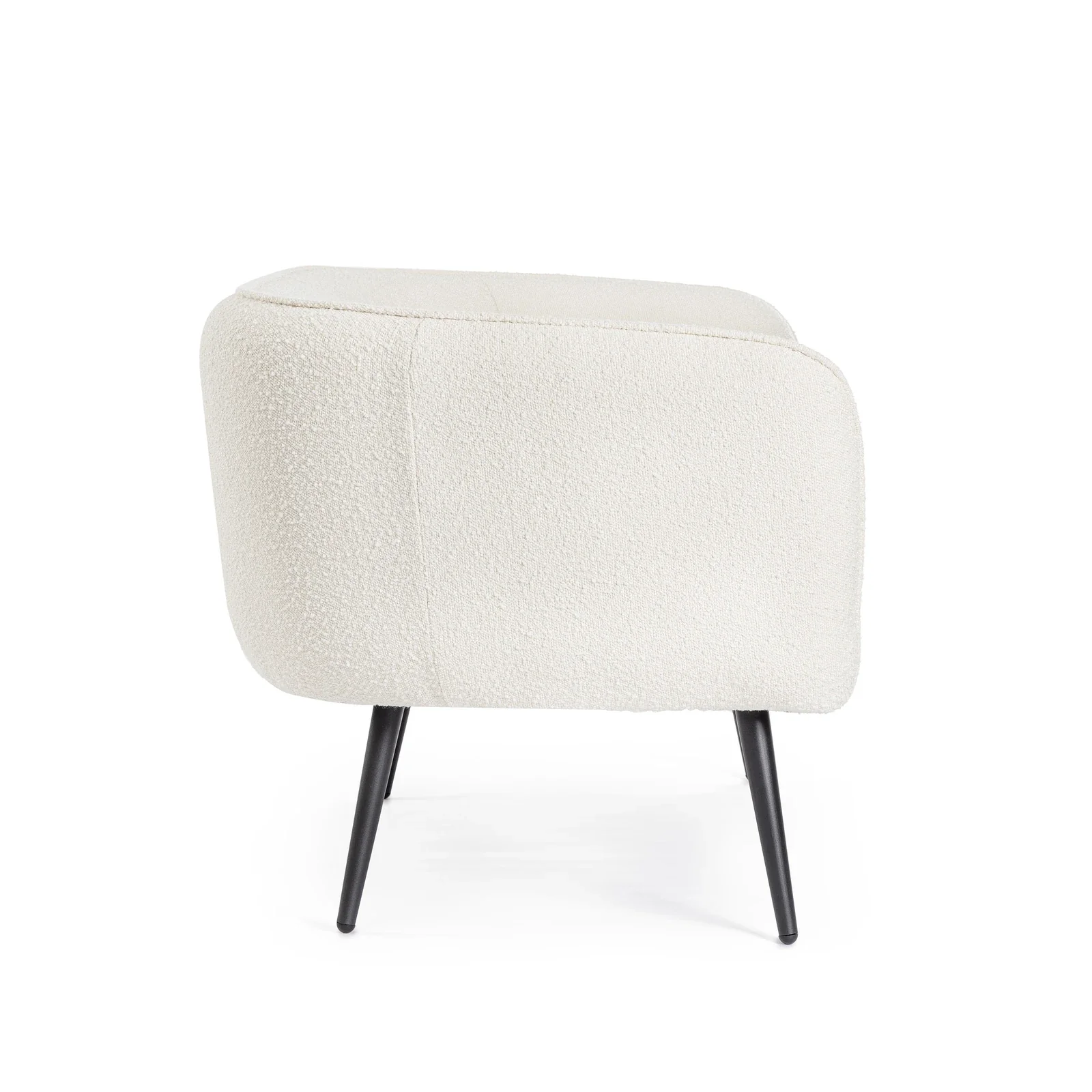 Sofa 2-Sitzer Avril Weiß Bouclé - Image 6