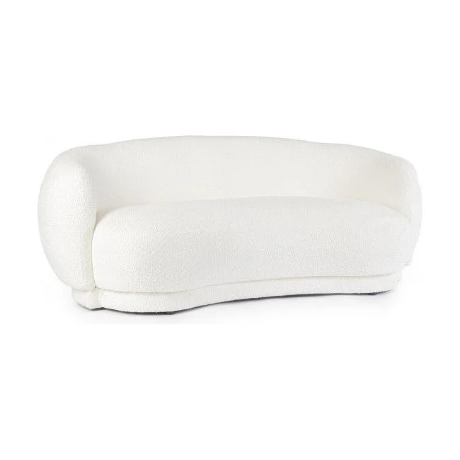 Sofa 2-Sitzer Tecla Weiß