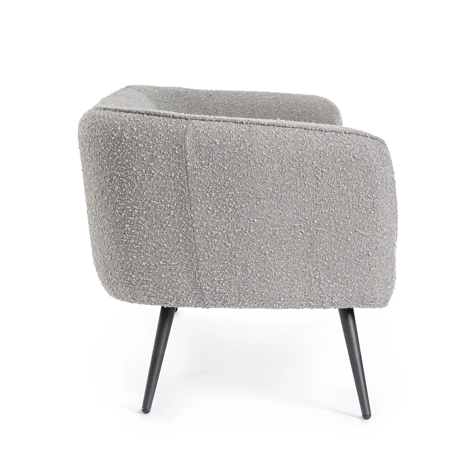 Sofa 3-Sitzer Avril Grau Bouclé - Image 8
