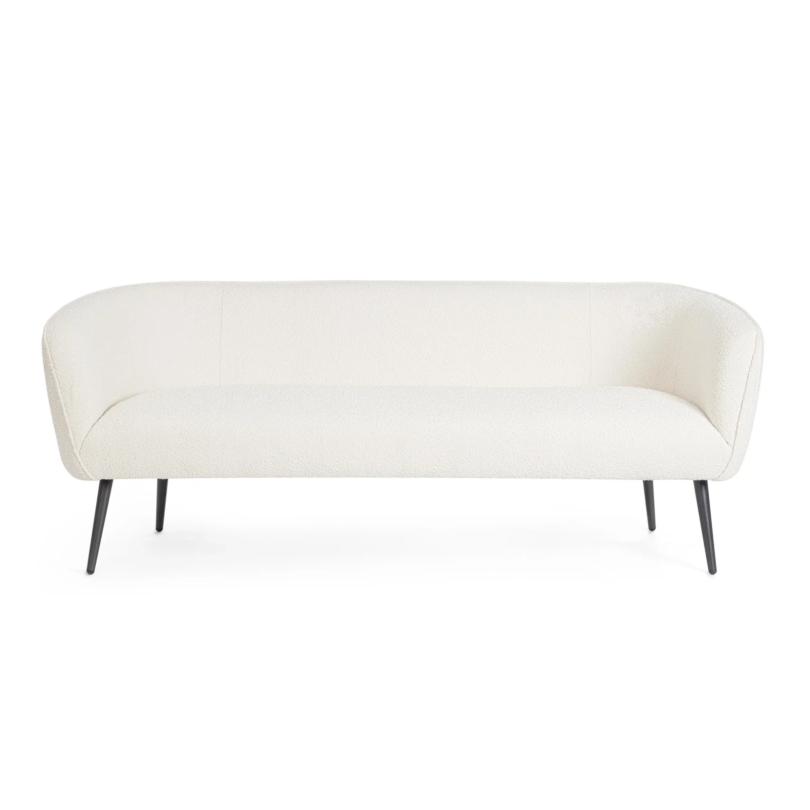 Sofa 3-Sitzer Avril Weiß Bouclé - Image 5