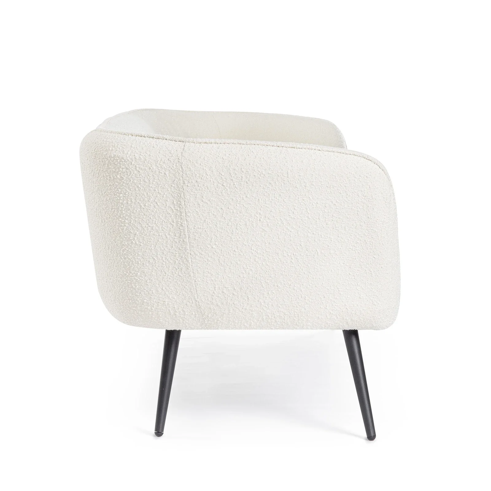 Sofa 3-Sitzer Avril Weiß Bouclé - Image 6