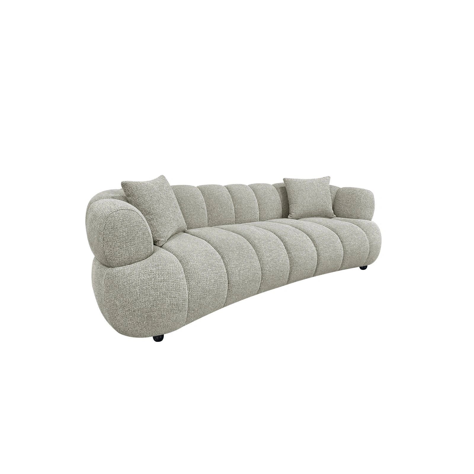 Sofa Amelia aus Stoff in natural fancy, 227x95 cm - Image 2
