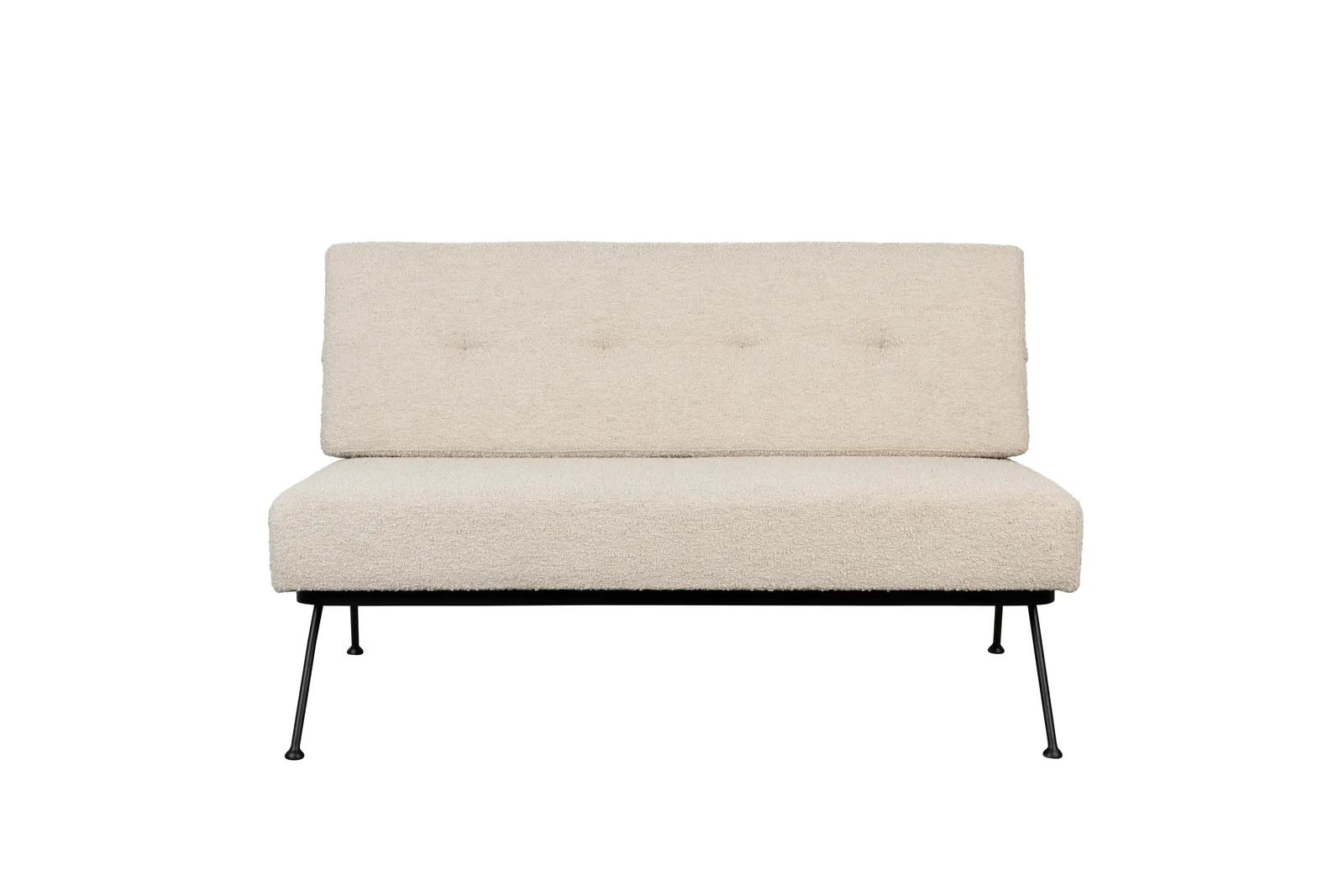 Sofa Bowie aus Stoff in Beige, 135×74×83 cm - Image 7