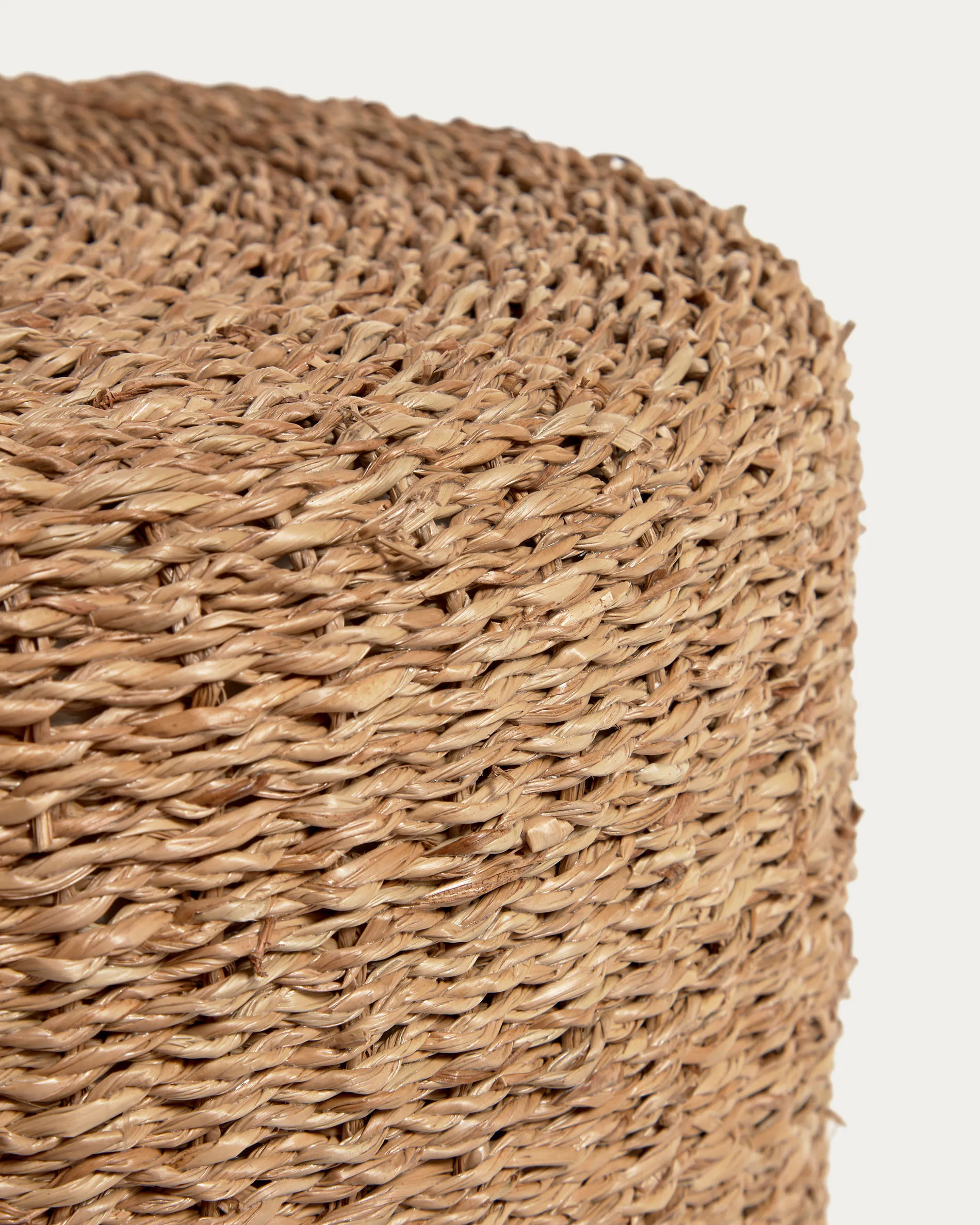 Someina runder Hocker aus Naturfasern Ø 40 cm - Image 4