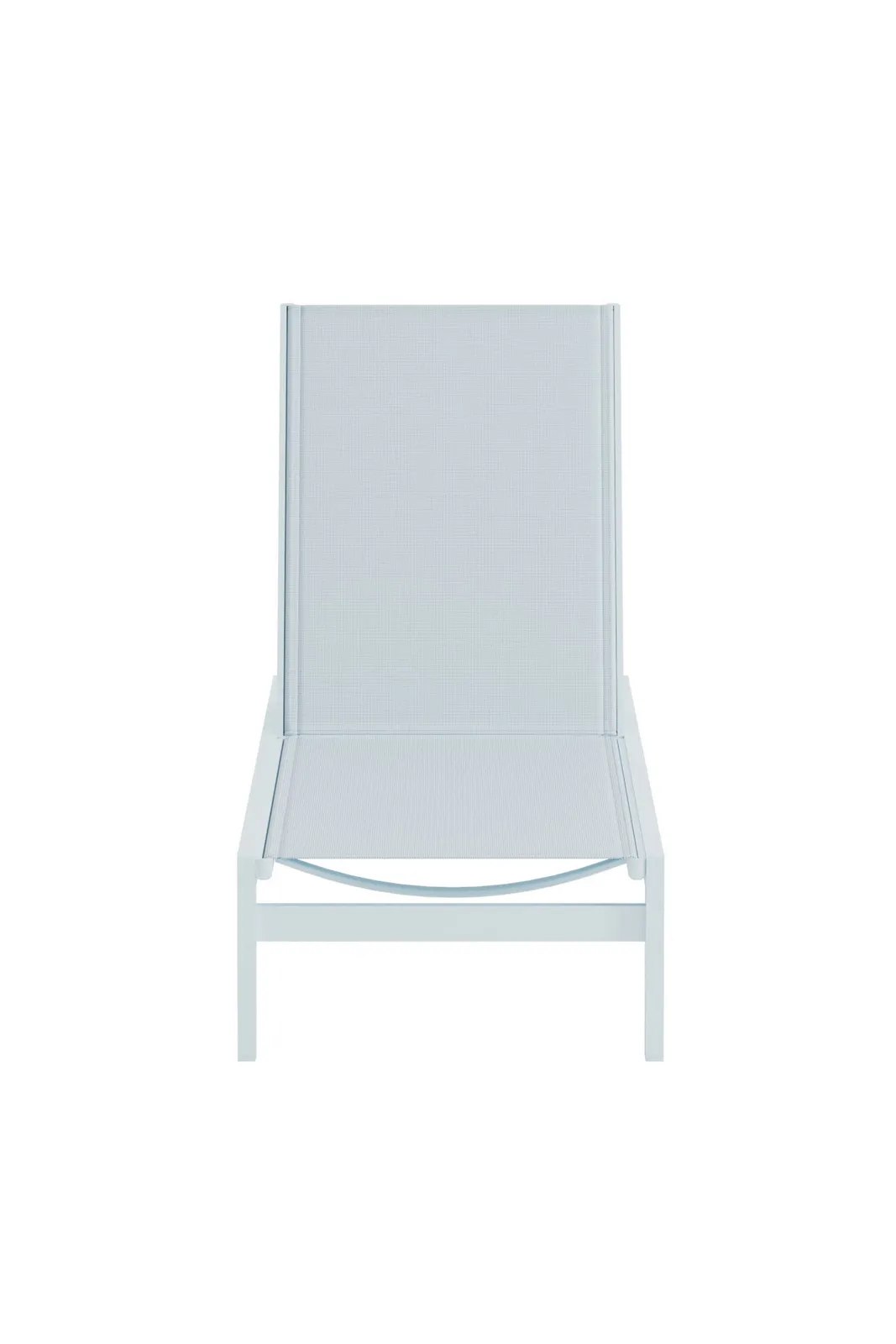 Sonnenliege Copacabana aus Textilene und Aluminium in Hellblau - Image 3