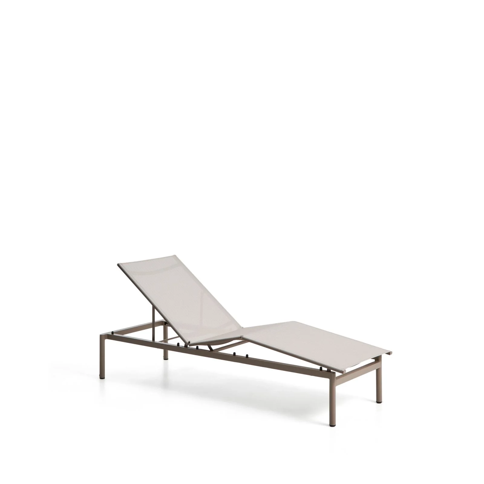 Sonnenliege Lesina aus Aluminium und Texteline