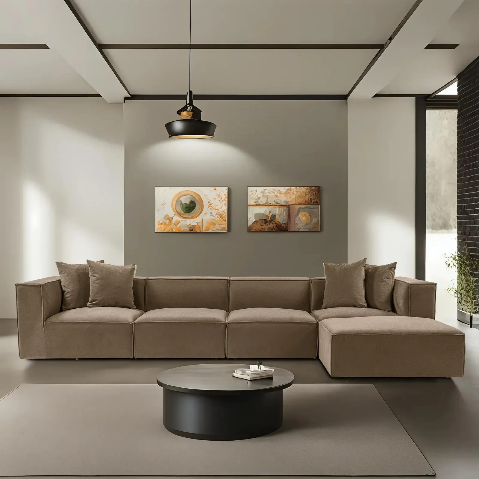 Sora Ecksofa, Rechte Seite, 350x190 cm - Image 34