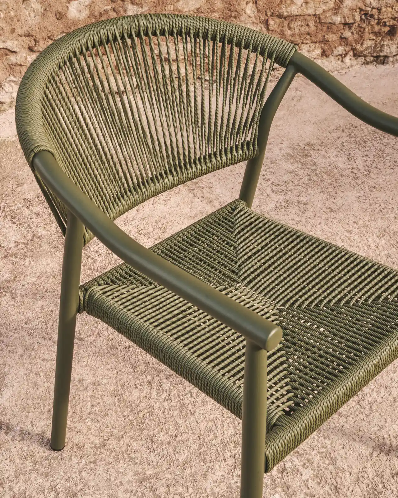 Stapelbarer Outdoor-Stuhl Livadia aus Aluminium in verschiedenen Farben - Image 12