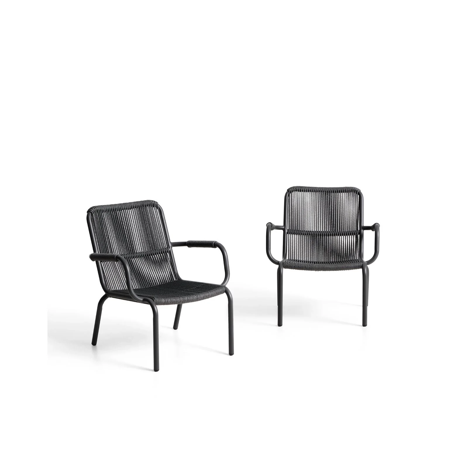 Stapelbarer Sessel Salis aus Aluminium und Synthetikseil - Image 15