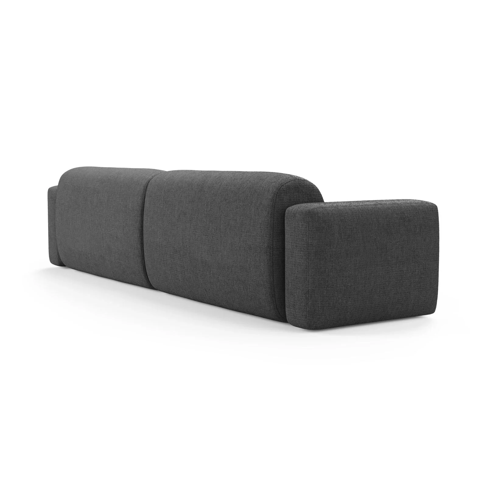 Strino 4-Sitzer Sofa aus Samt oder Strukturstoff, 240x98x78 cm - Image 29