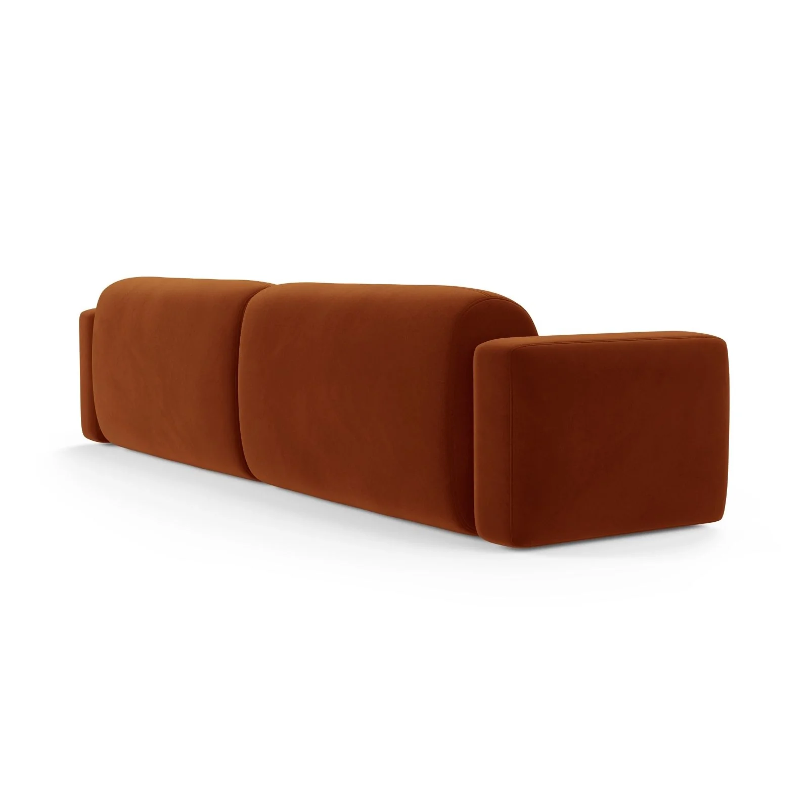 Strino 4-Sitzer Sofa aus Samt oder Strukturstoff, 240x98x78 cm - Image 59