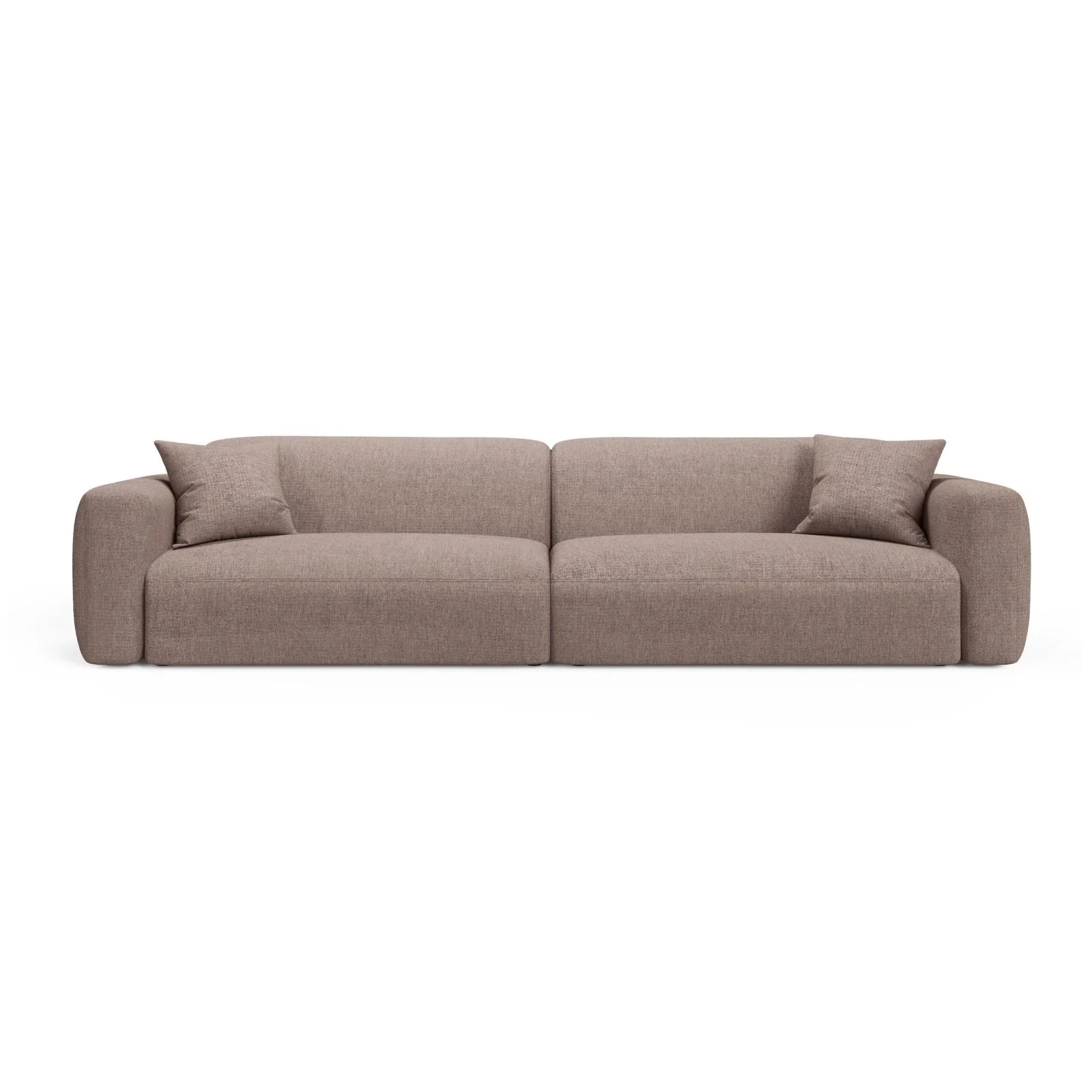 Strino 4-Sitzer Sofa aus Samt oder Strukturstoff, 240x98x78 cm - Image 6