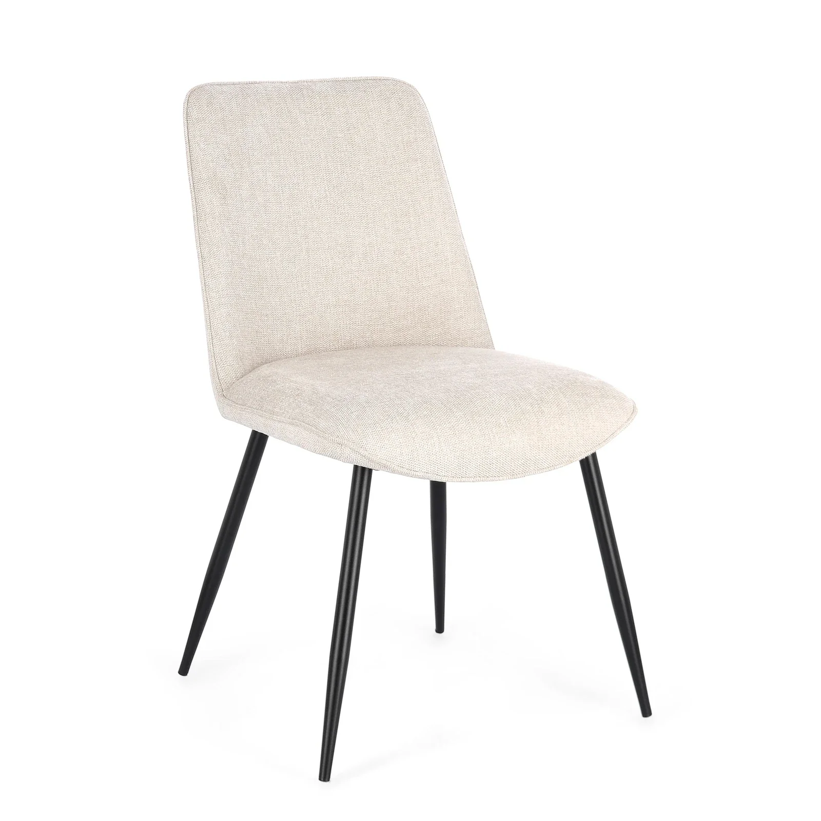 Essstuhl Cora Schwarz/Beige