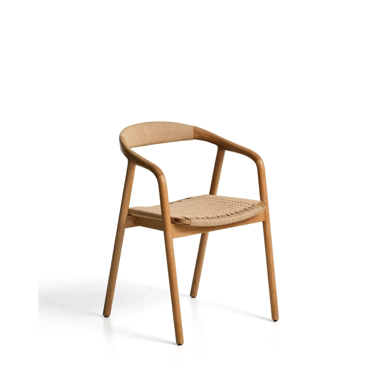 Stuhl Derile aus massivem Eichenholz mit Finish und Papierseil FSC 100% - Image 28