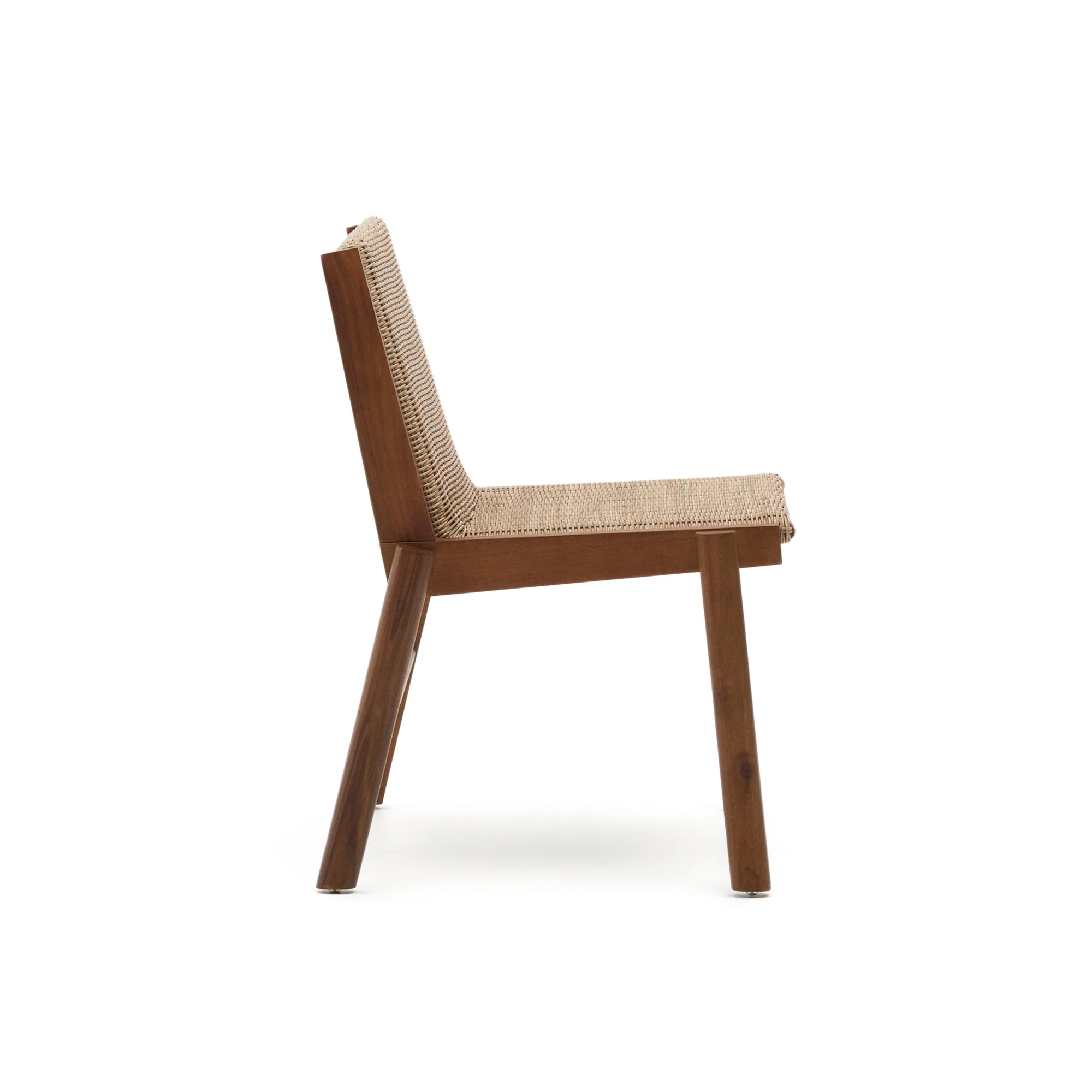 Stuhl Itani aus massivem Teakholz und synthetischem Rattan FSC 100% - Image 8