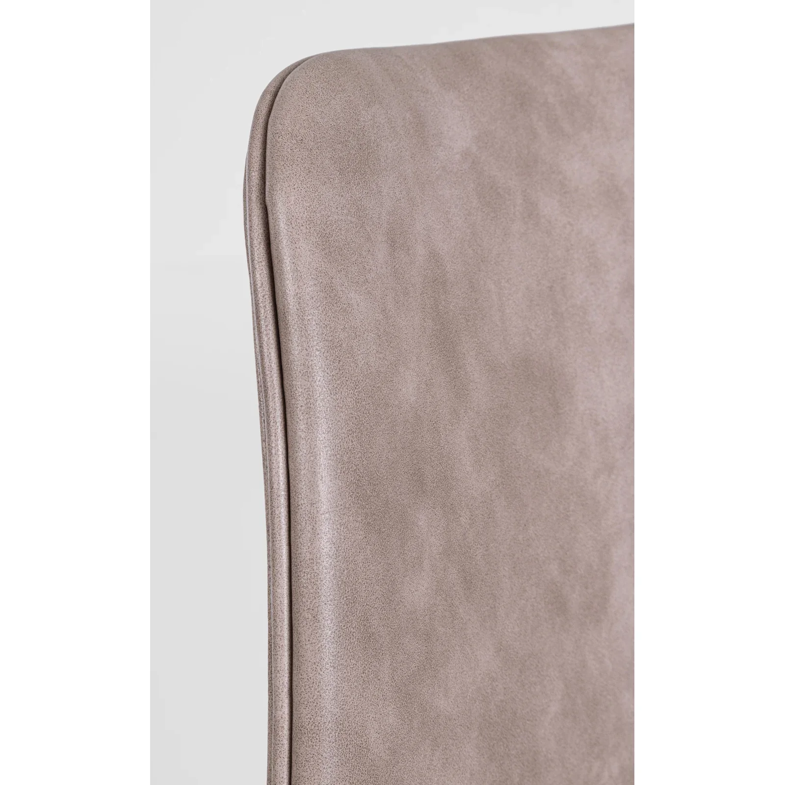 Essstuhl Kyra PU Vintage Beige Gestell Schwarz - Image 6