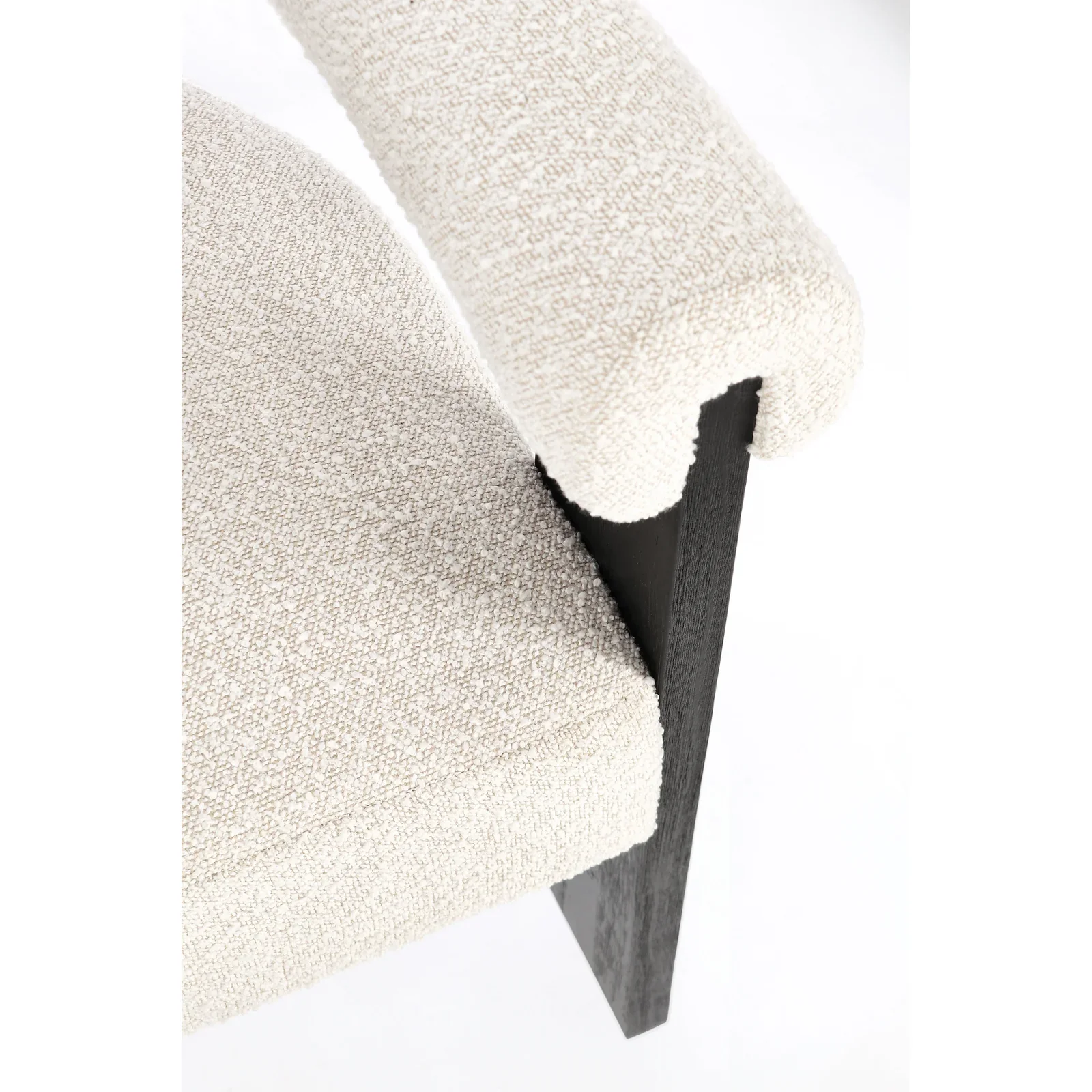 Essstuhl mit Armlehne Agape Schwarz/Nat - Image 6