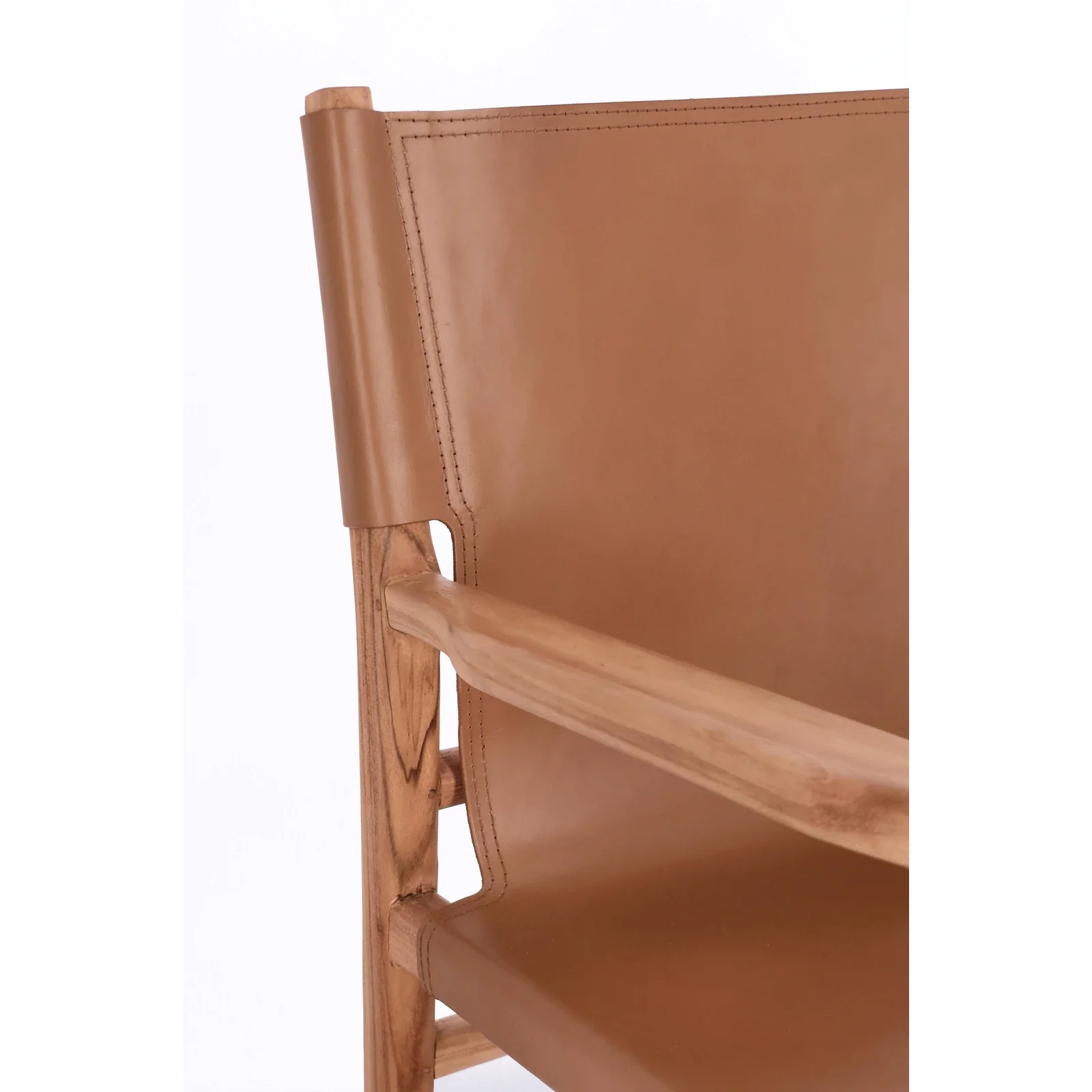 Essstuhl mit Armlehne Caroline Cognac - Image 5