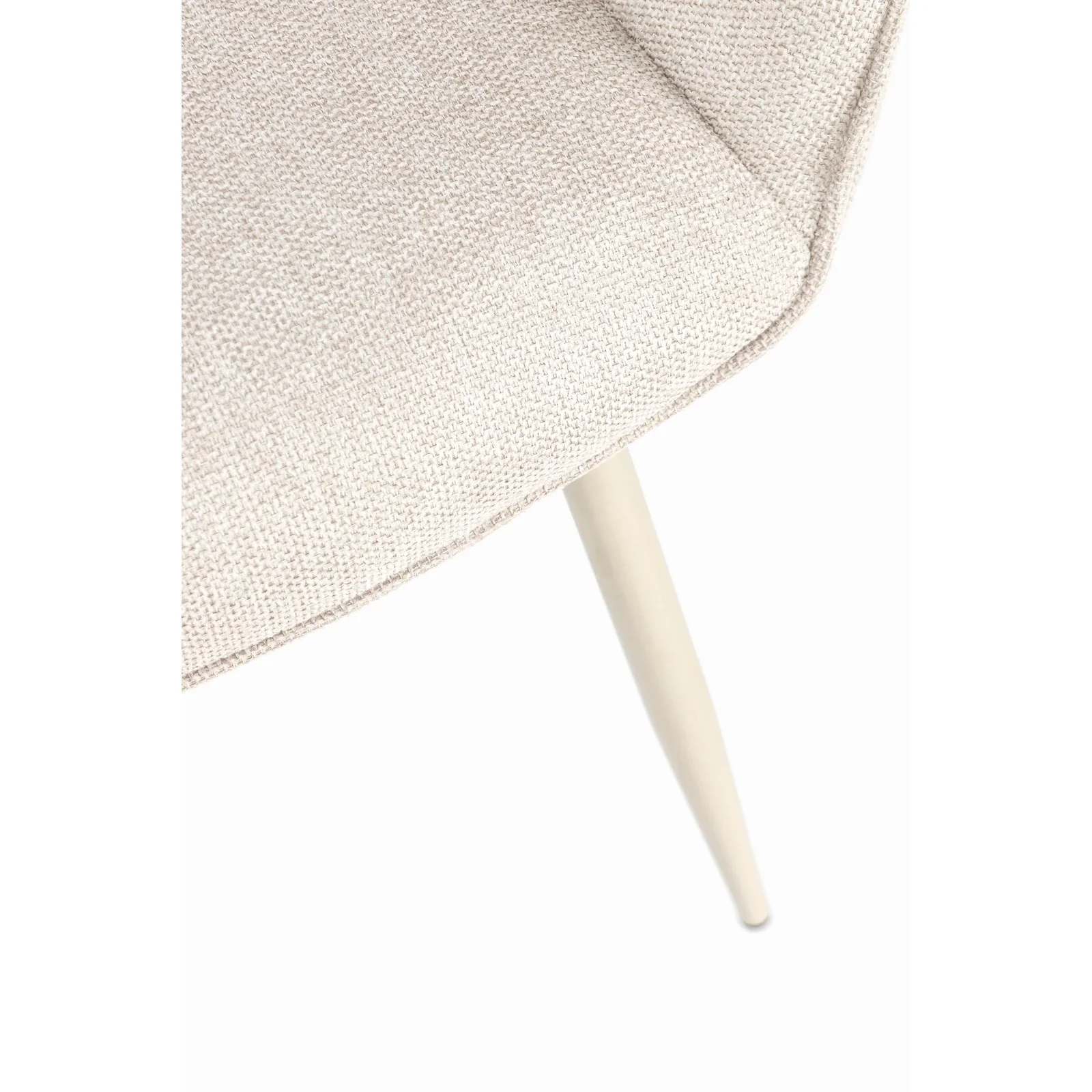 Essstuhl mit Armlehne Cora Beige/Beige - Image 7