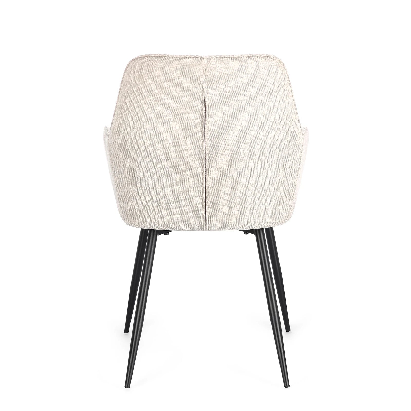 Essstuhl mit Armlehne Cora Schwarz/Beige - Image 8