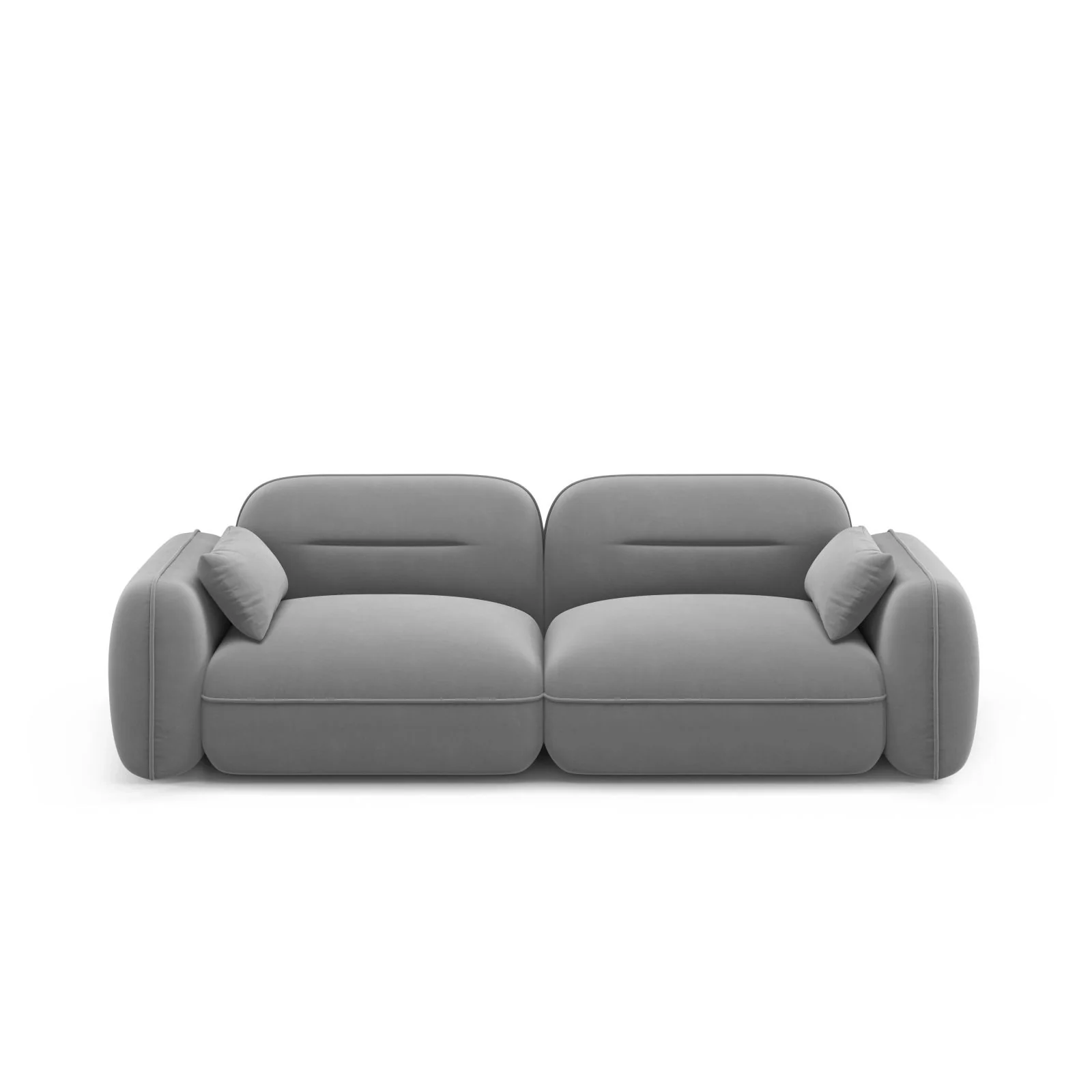Sydney 3-Sitzer Sofa aus Samt, 230x90x70 cm