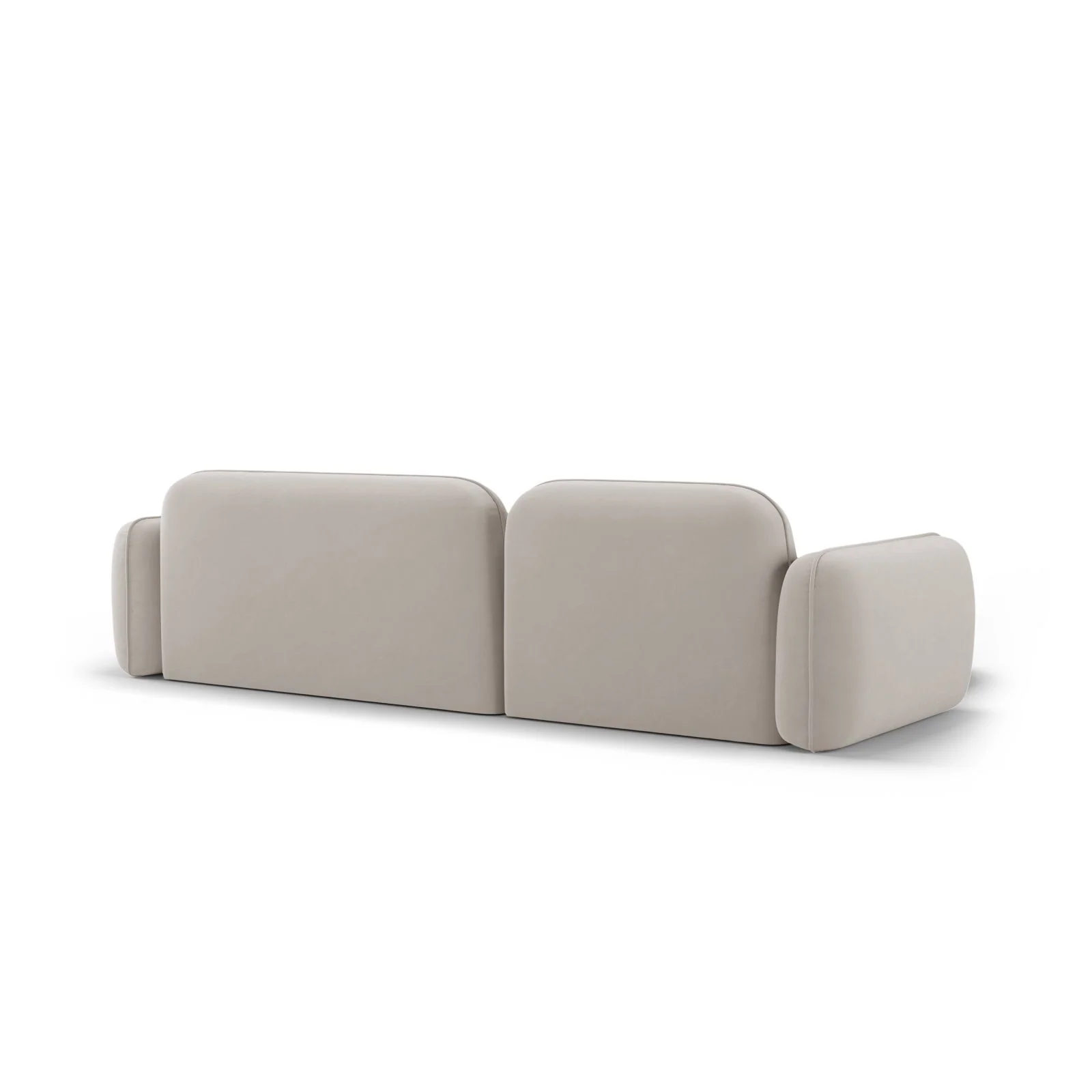 Sydney 4-Sitzer Ecksofa, Linke Seite, aus Samt, 275x165x70 cm - Image 11