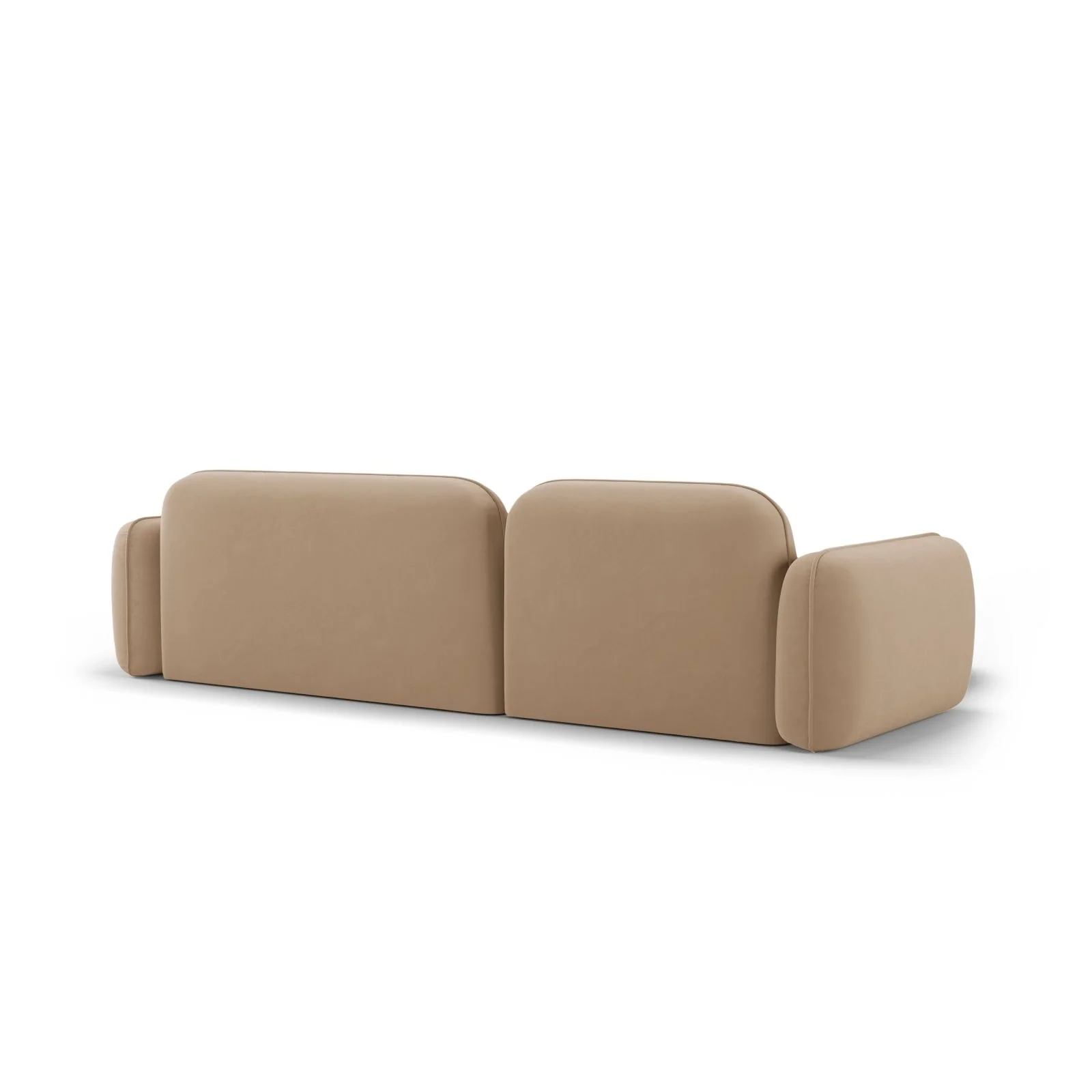 Sydney 4-Sitzer Ecksofa, Linke Seite, aus Samt, 275x165x70 cm - Image 17