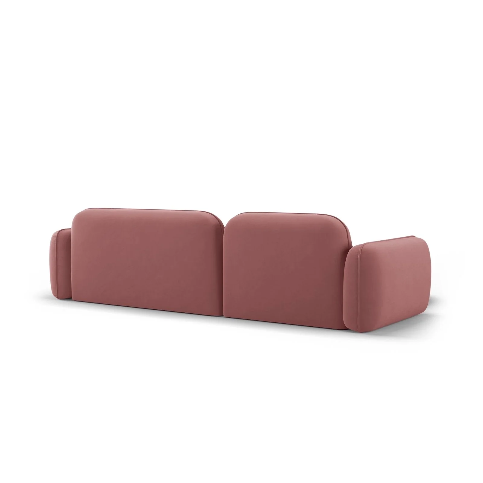 Sydney 4-Sitzer Ecksofa, Linke Seite, aus Samt, 275x165x70 cm - Image 23