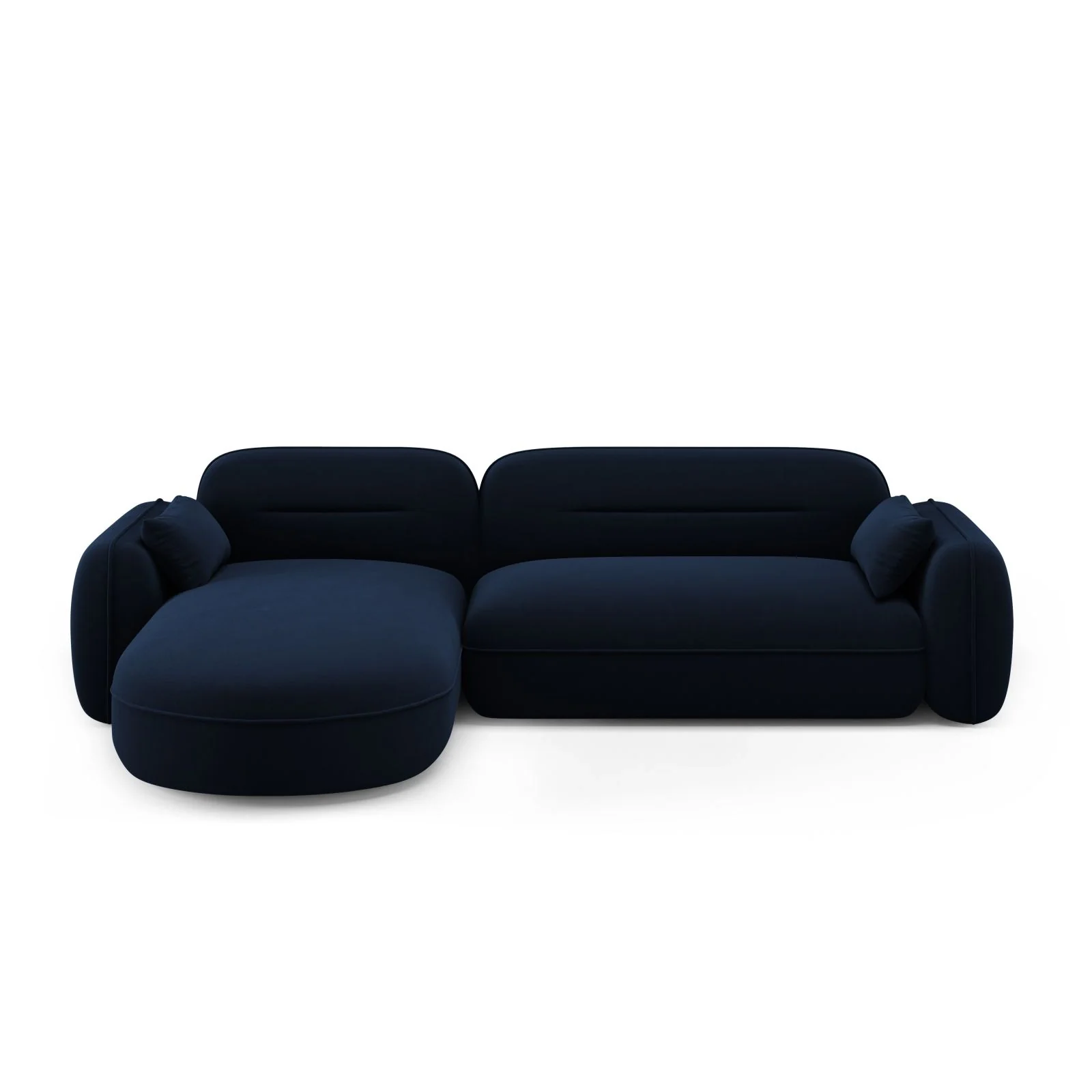 Sydney 4-Sitzer Ecksofa, Linke Seite, aus Samt, 275x165x70 cm - Image 37