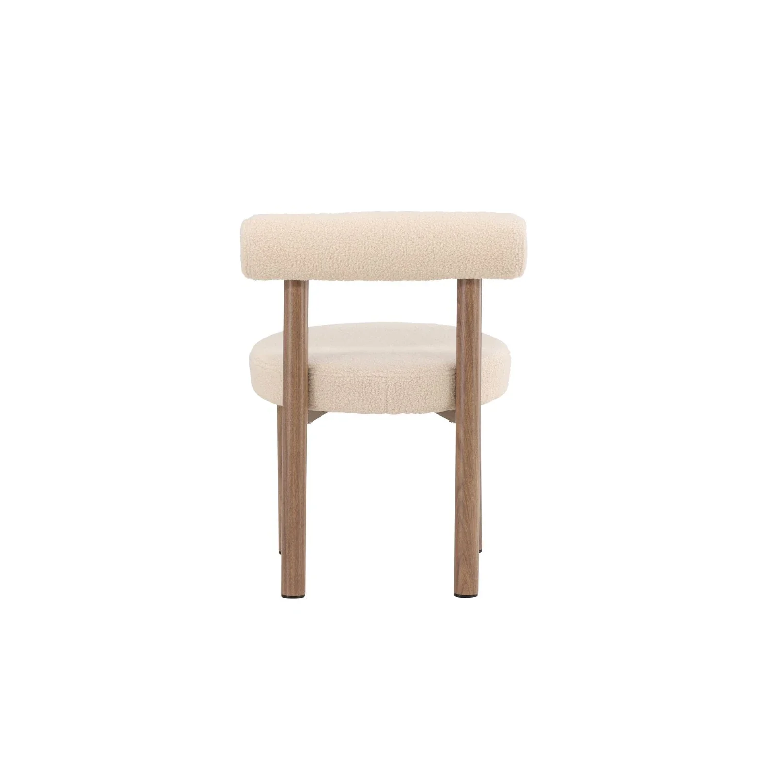 Tillo Esszimmerstuhl Stahl mit Holzoptik 3D Papier / Weiß Boucle - Image 14