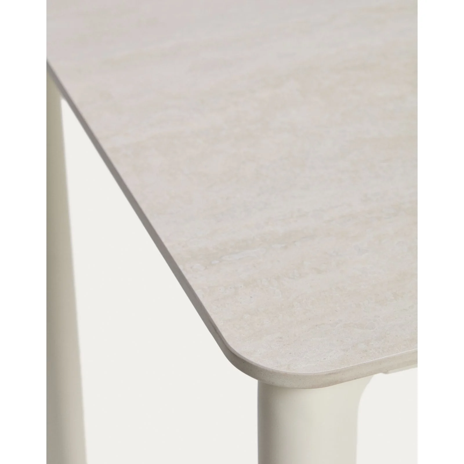 Tisch Anafi mit Tischplatte aus gesintertem Stein, 140 x 80 cm - Image 4