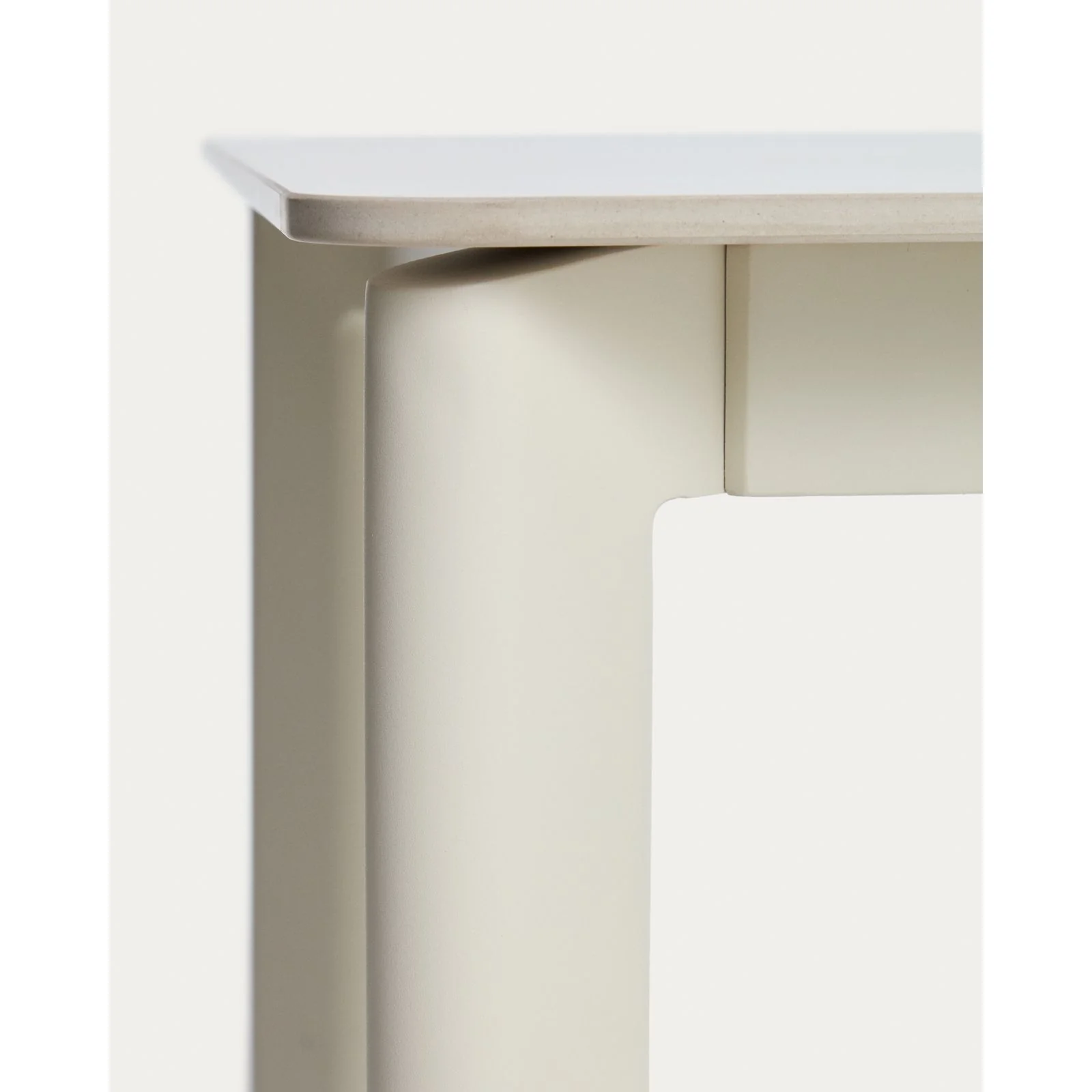 Tisch Anafi mit Tischplatte aus gesintertem Stein, 140 x 80 cm - Image 5