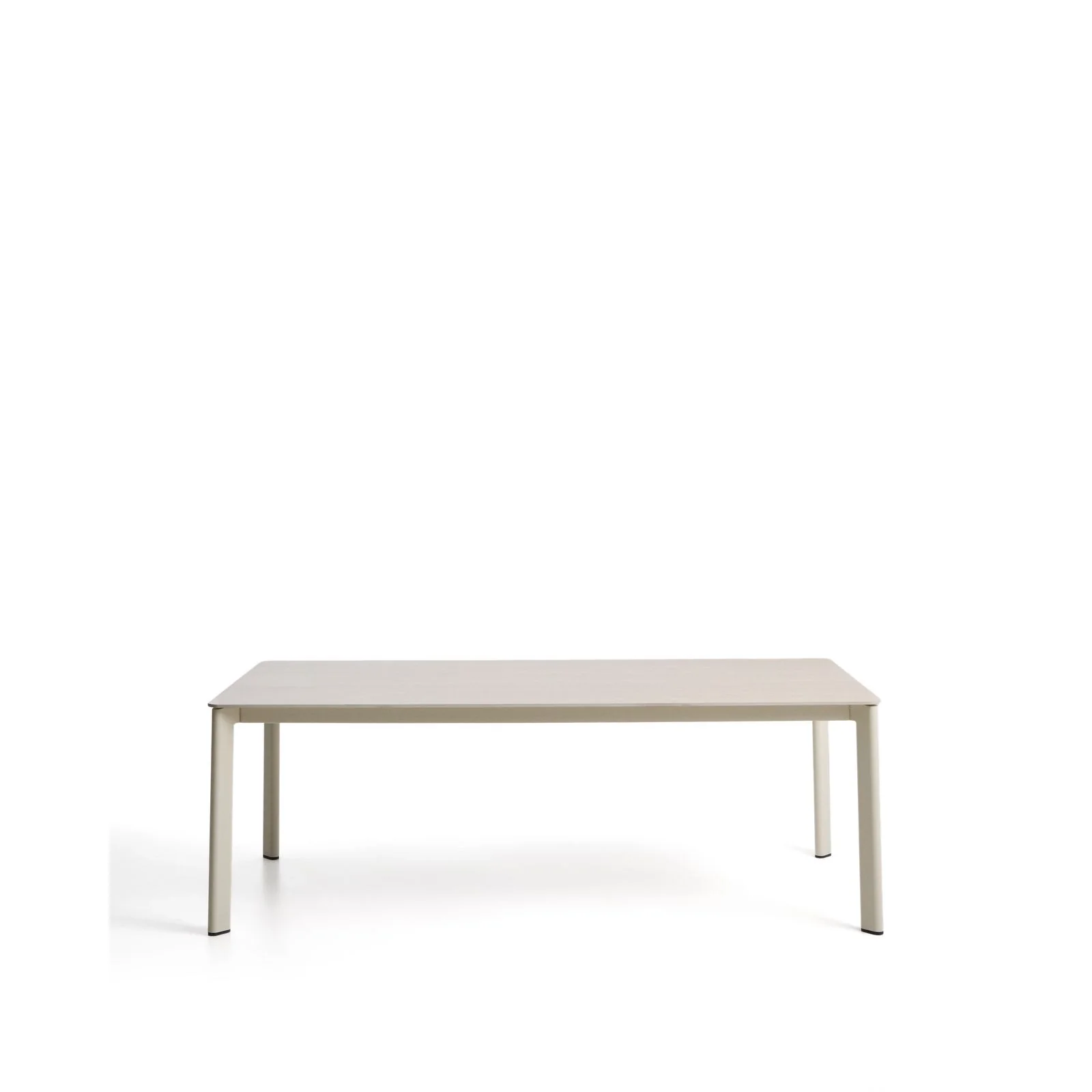 Tisch Anafi mit Tischplatte aus gesintertem Stein, 220 x 100 cm