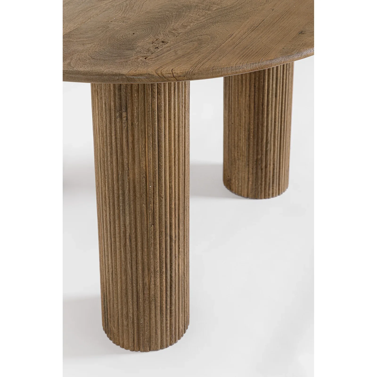 Esstisch Braun 120cm Dacca - Image 2